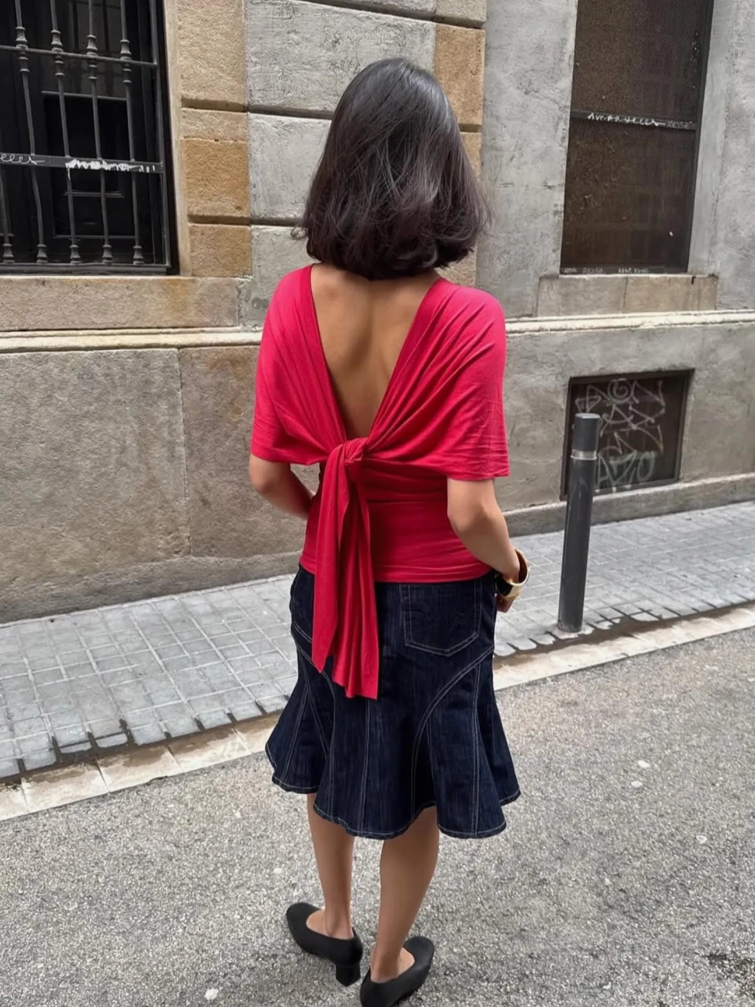 Isabela red top - one size