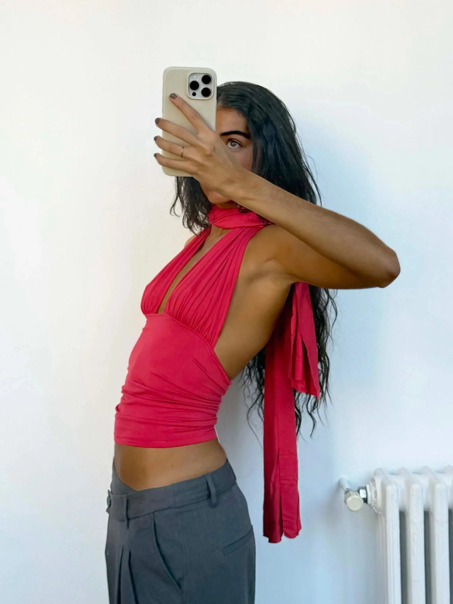 Isabela red top - one size