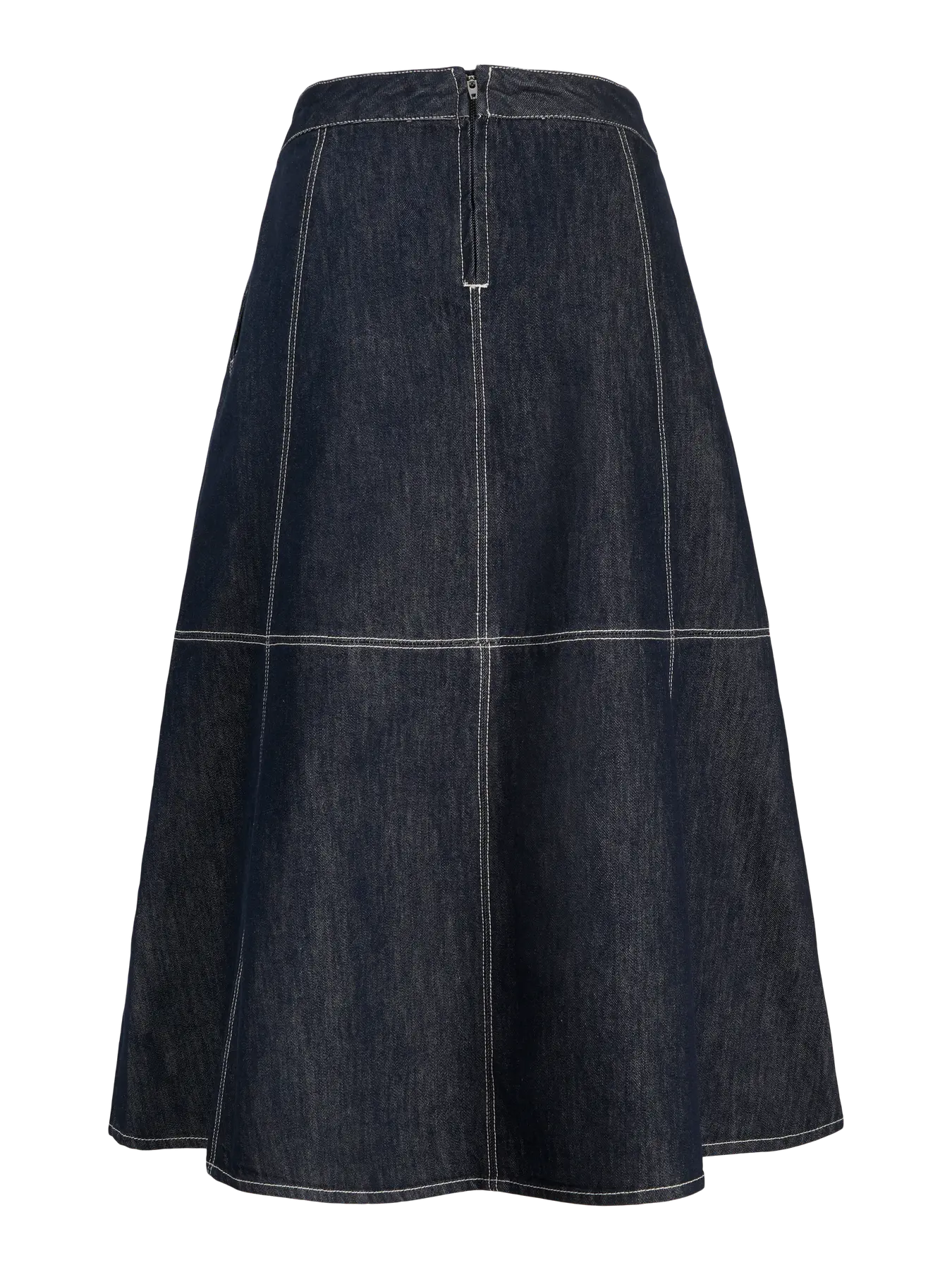 JXAMELIA LONG DENIM SKIRT R336 - DARK BLUE DENIM