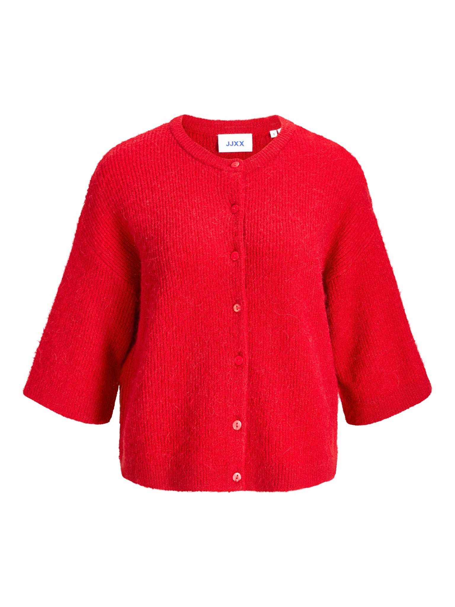 JXEVI SS CARDIGAN KNIT - RED
