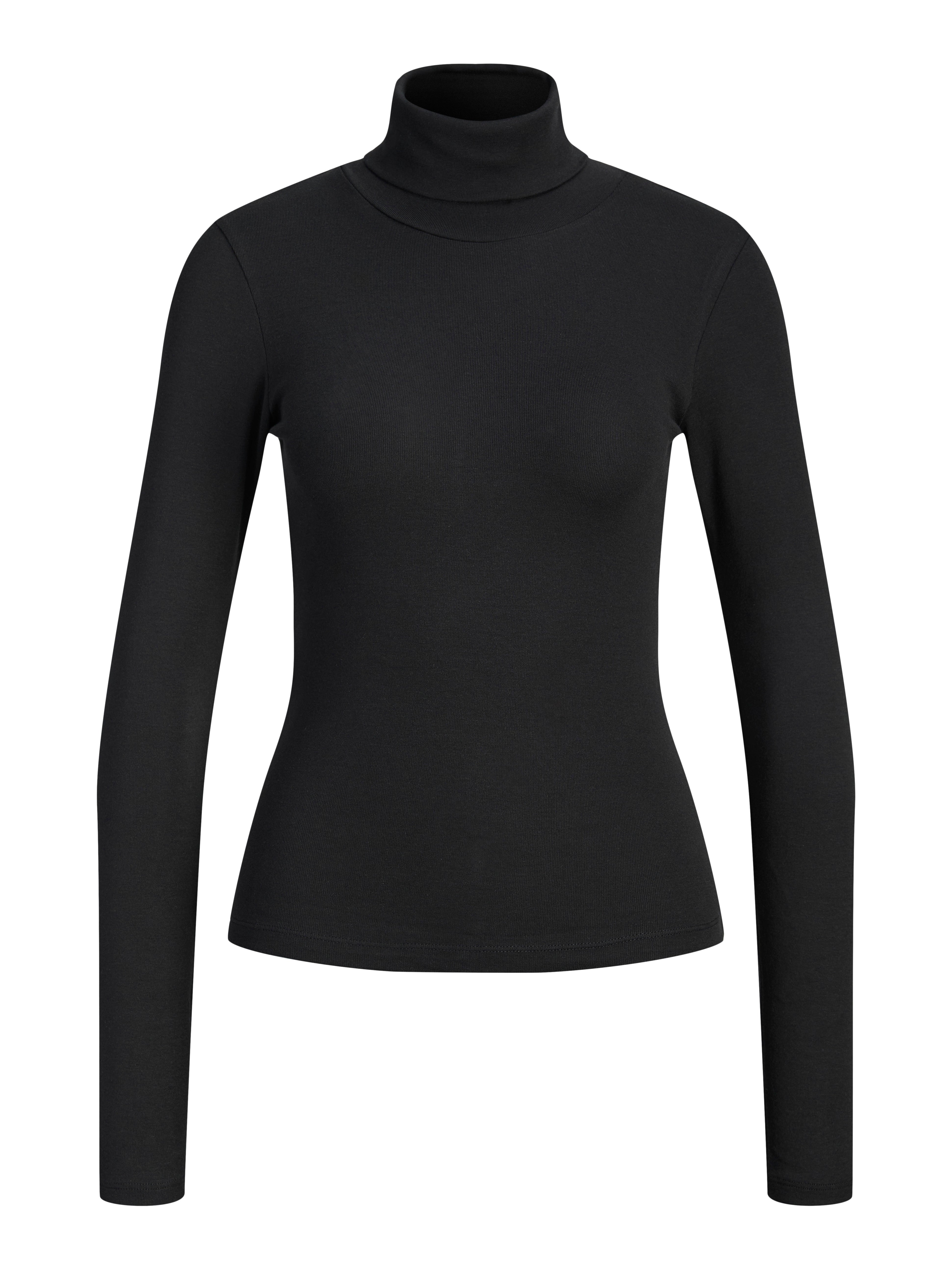 JXSTAR LS HIGH NECK TEE PULLI - BLACK