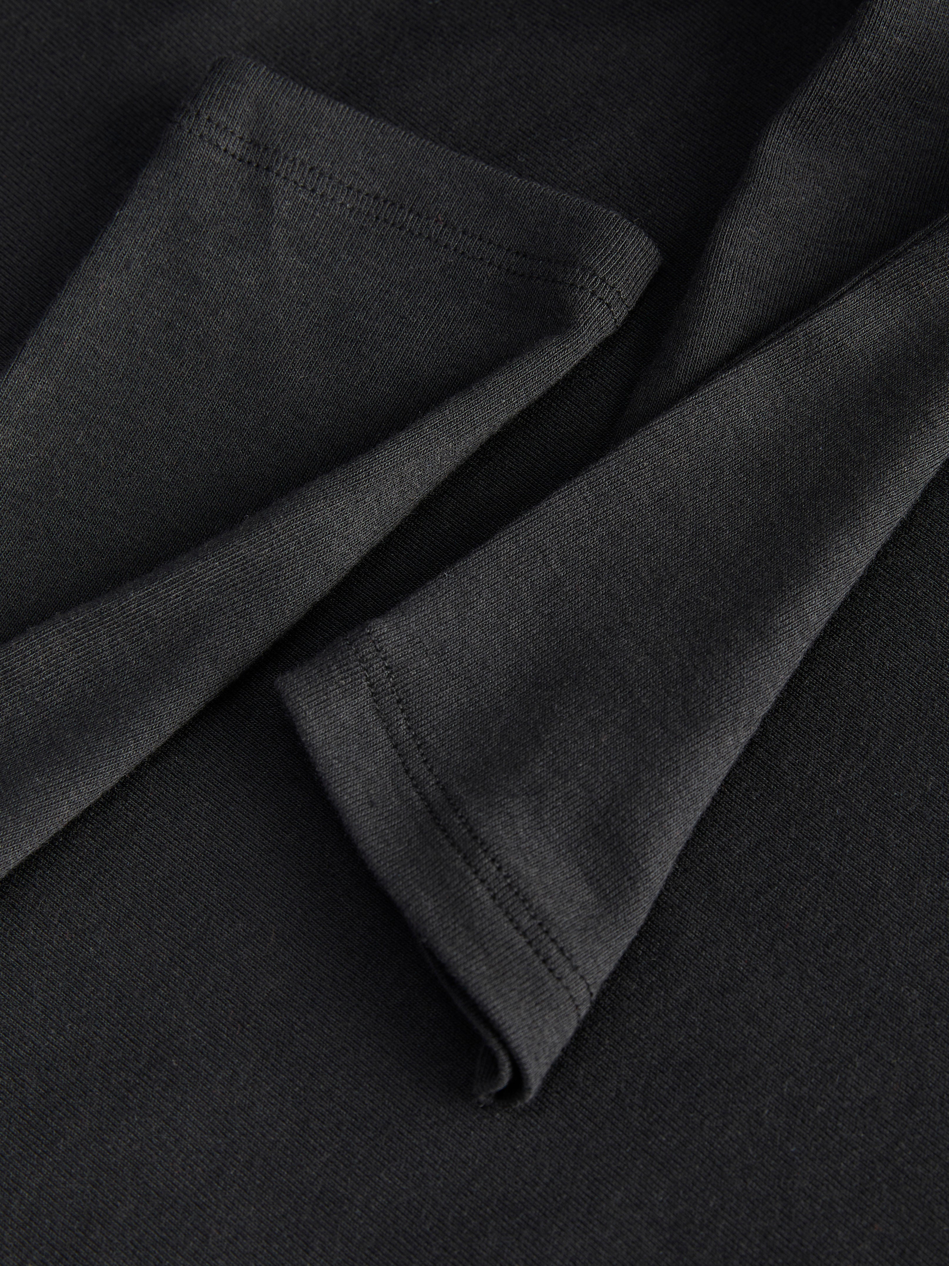 JXSTAR LS HIGH NECK TEE PULLI - BLACK