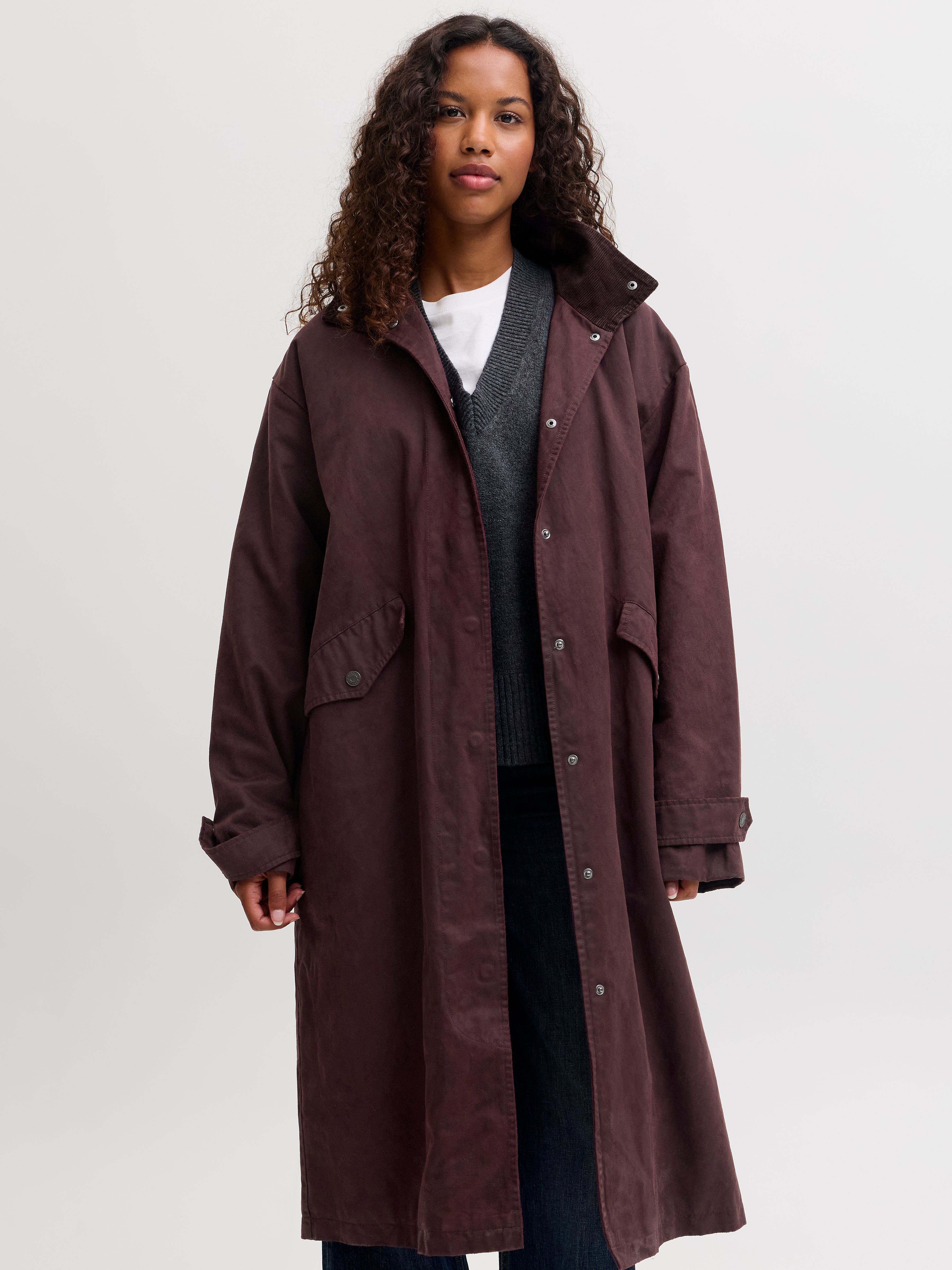 JXADA COAT - BURGUNDY FUDGE