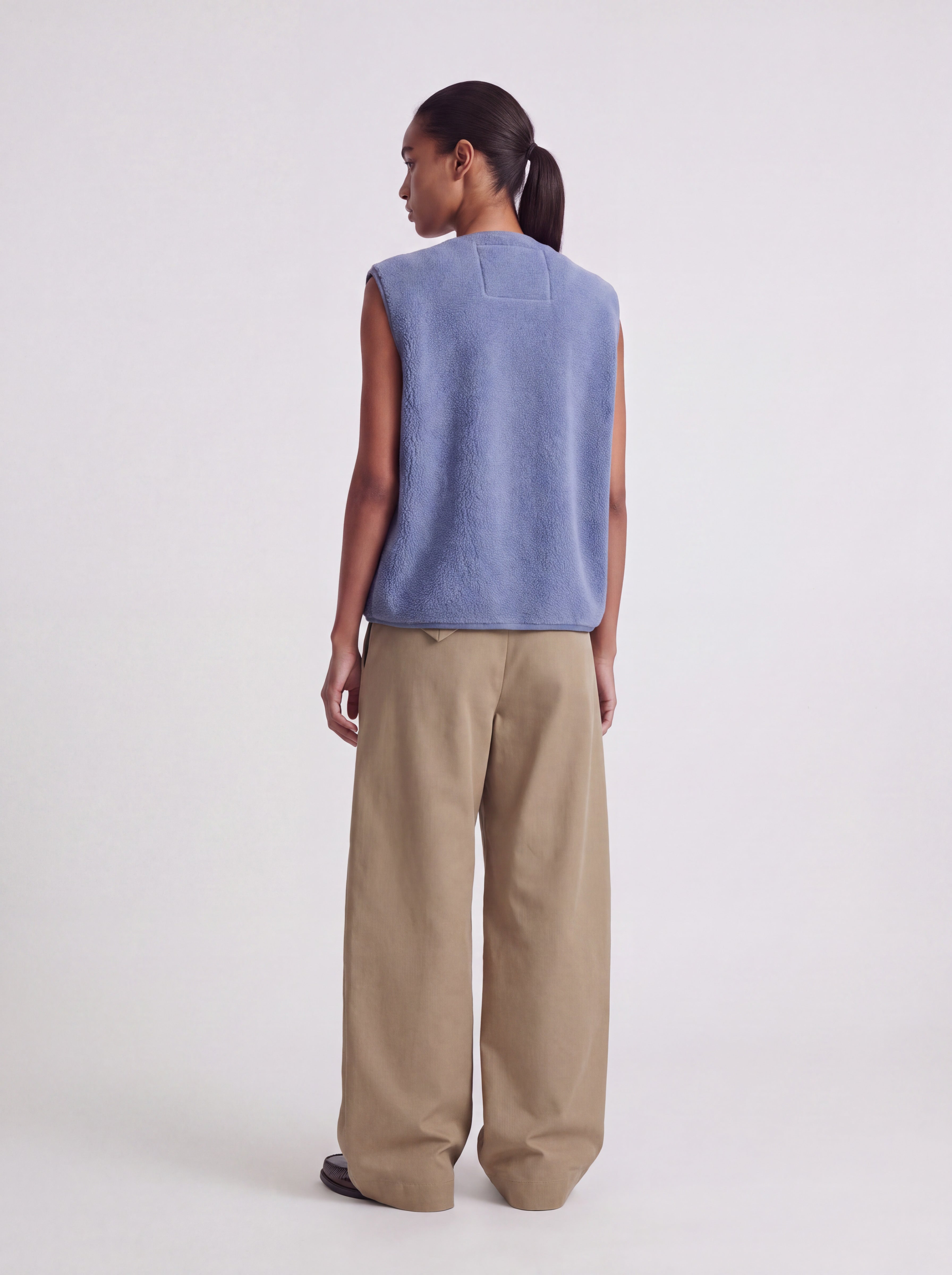JXVERA TEDDY VEST - COUNTRY BLUE