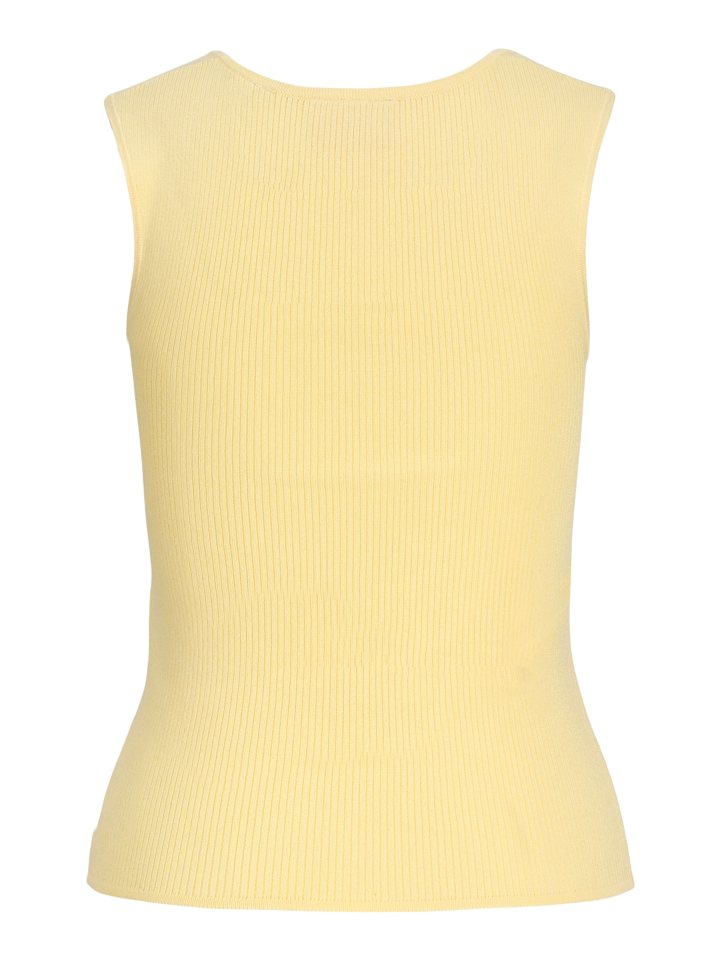 JXPOSIE SQUARE NECK TOP KNIT - SUNLIGHT