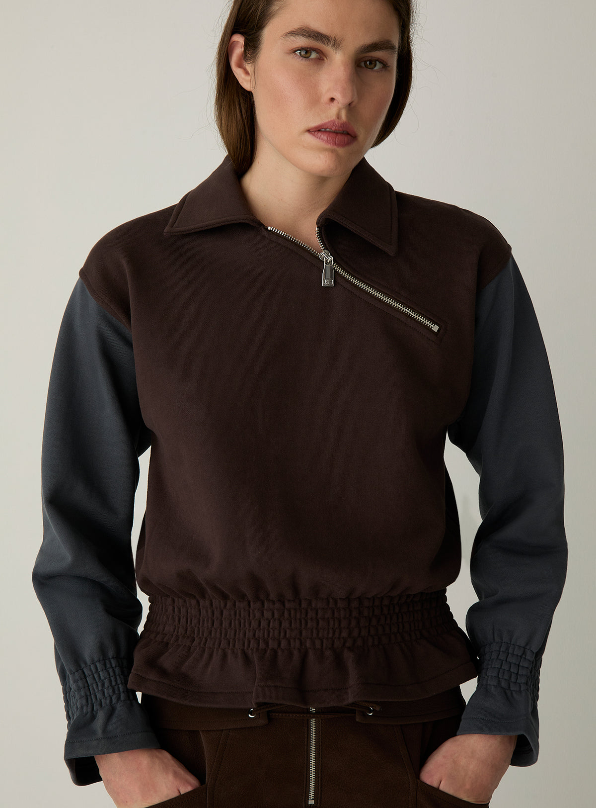 Jolanda sweatshirt - Brown