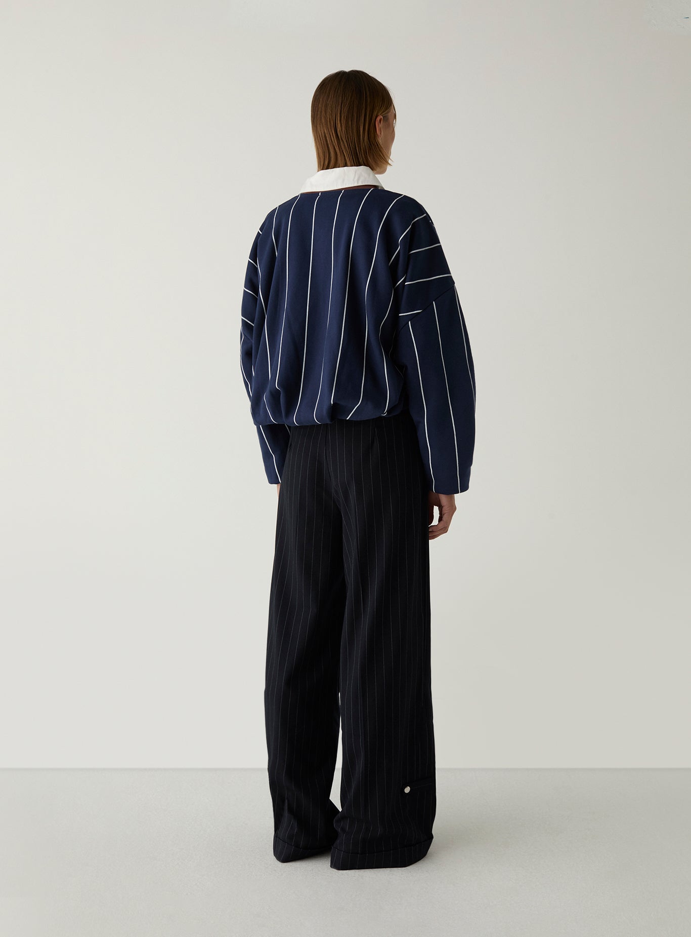 Kelly sweatshirt - Navy stripes