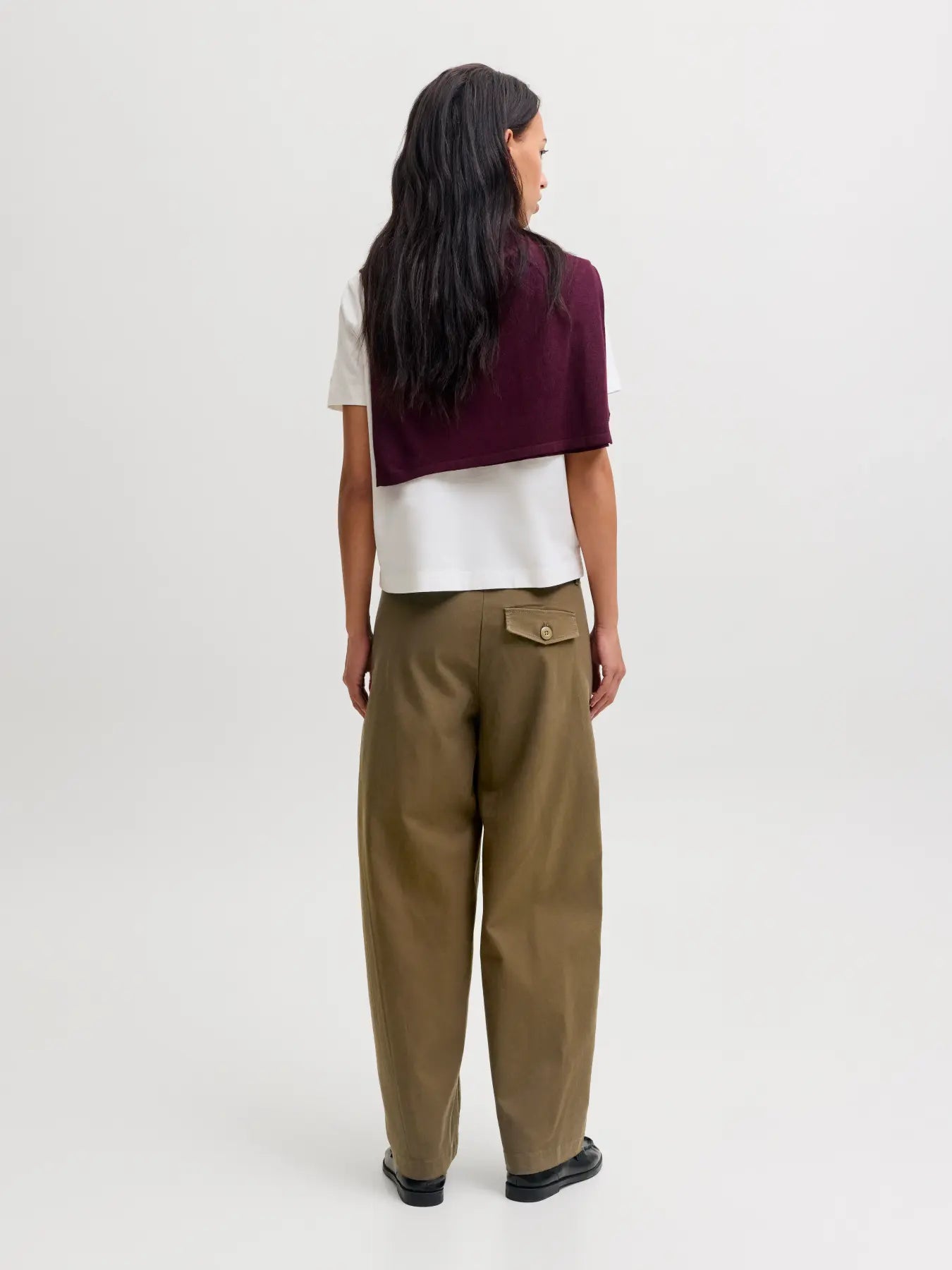 JXHAZEL KIRA BARREL MW PANTS - BEECH