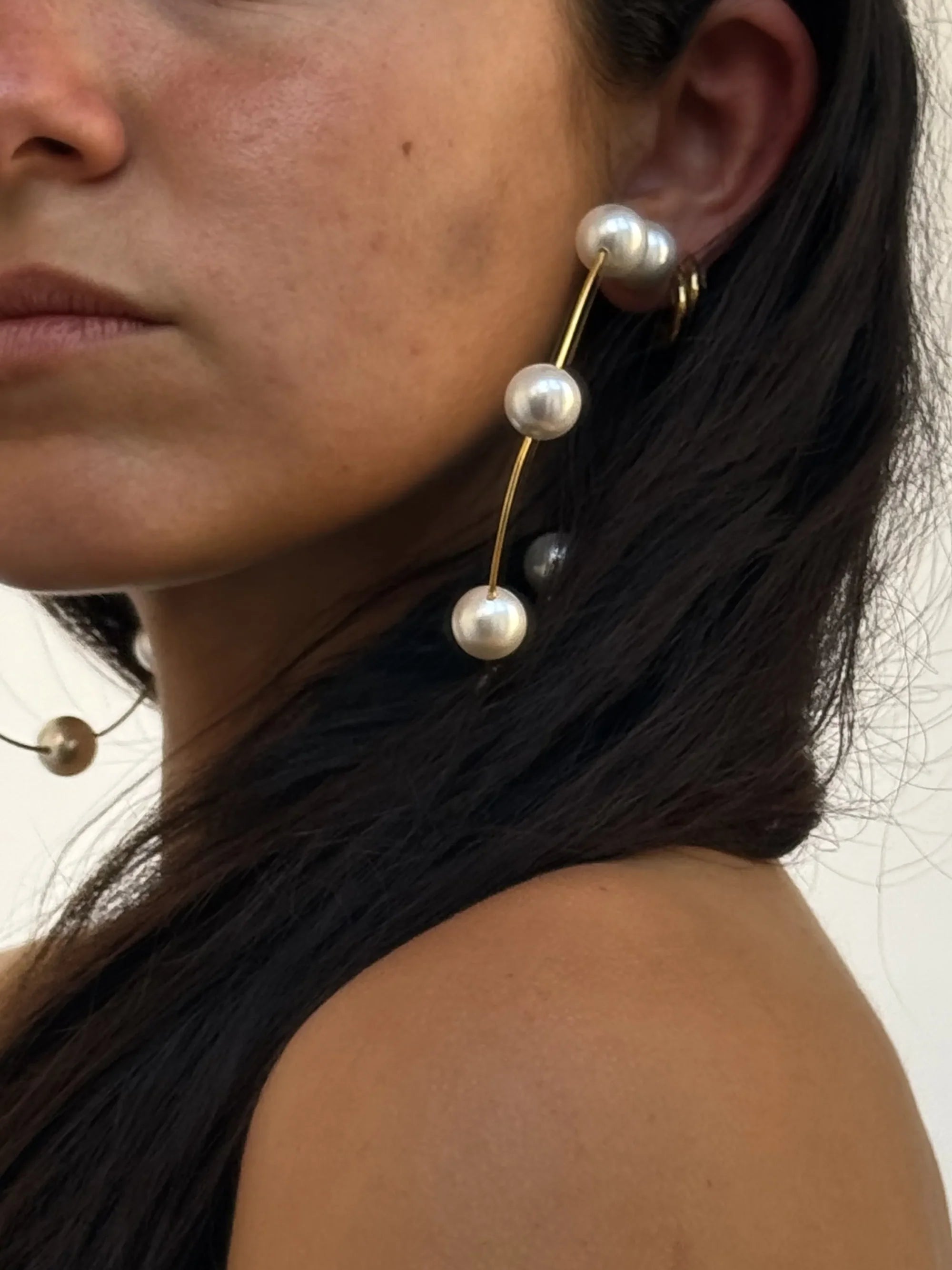 Moon earrings - Gold