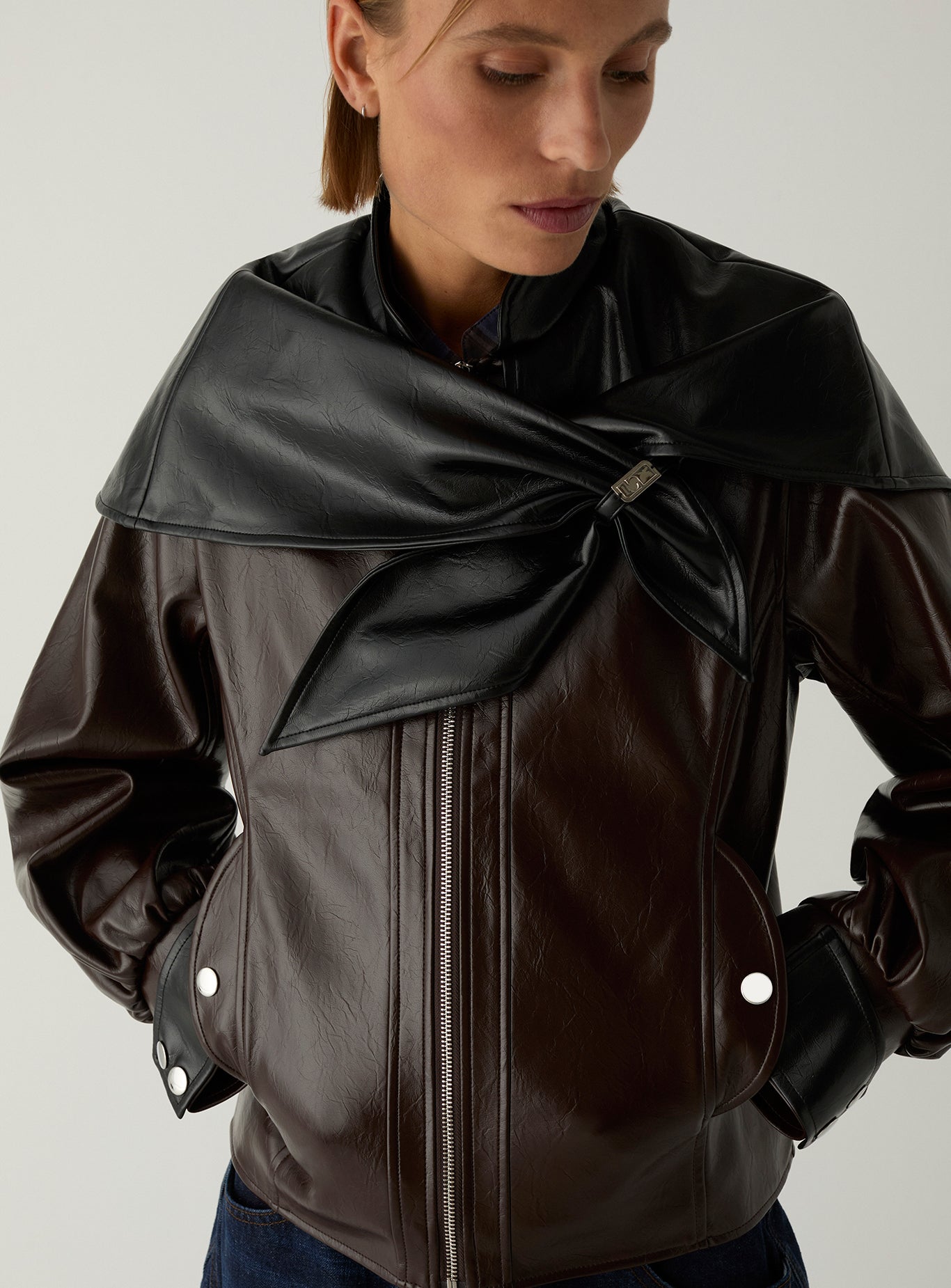 Noor bomber jacket - Brown
