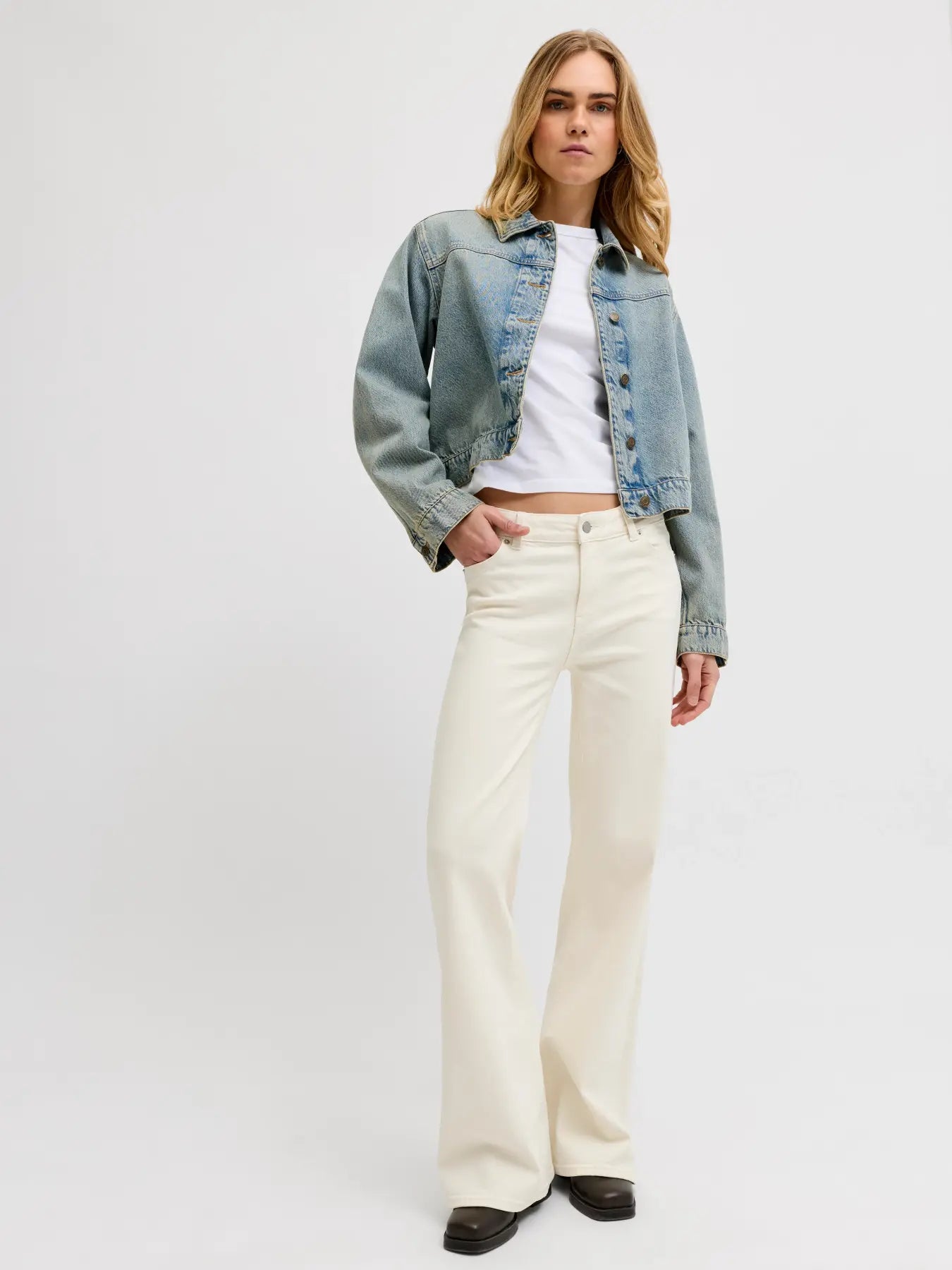 JXROME FLARED C171 JEANS - WHITE DENIM