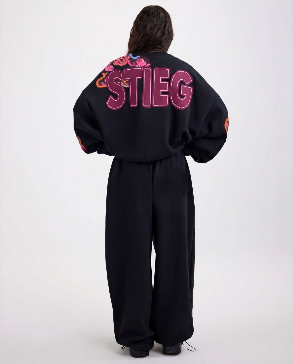 Nero balloon pants - black