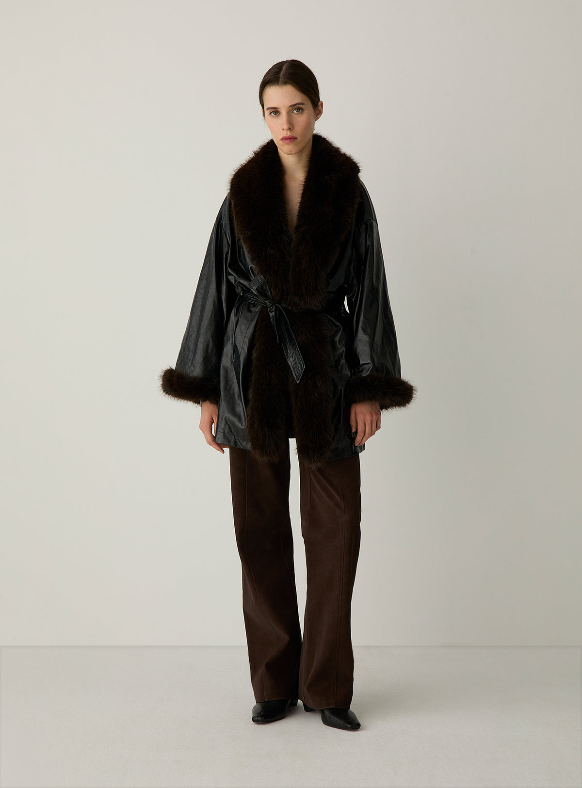 ORIANE BLACK SHORT COAT