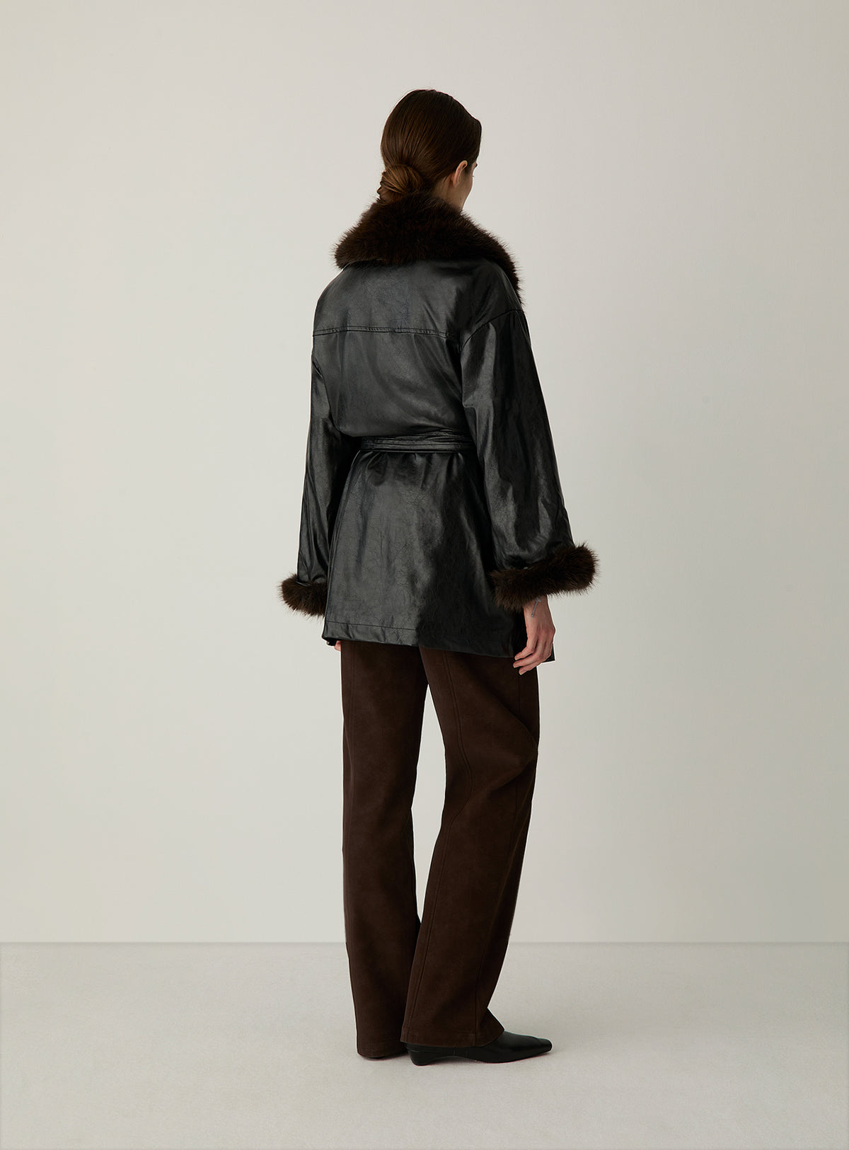 ORIANE BLACK SHORT COAT