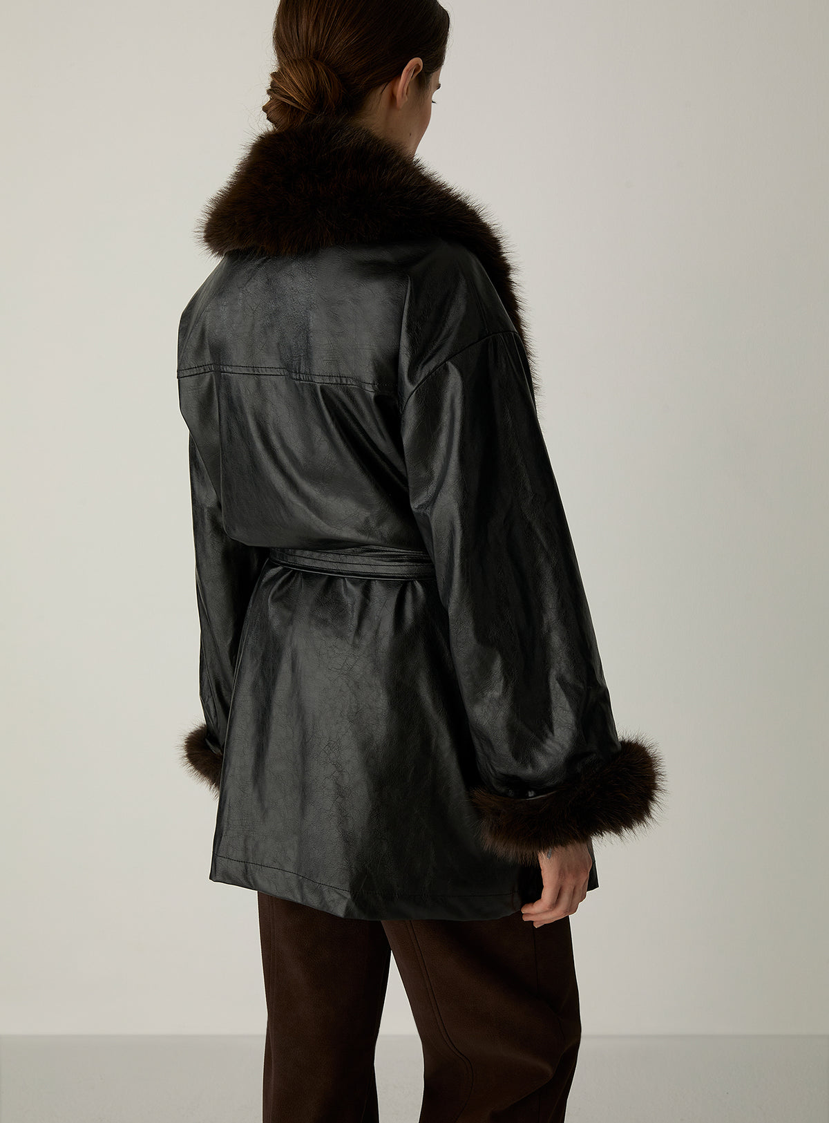 ORIANE BLACK SHORT COAT