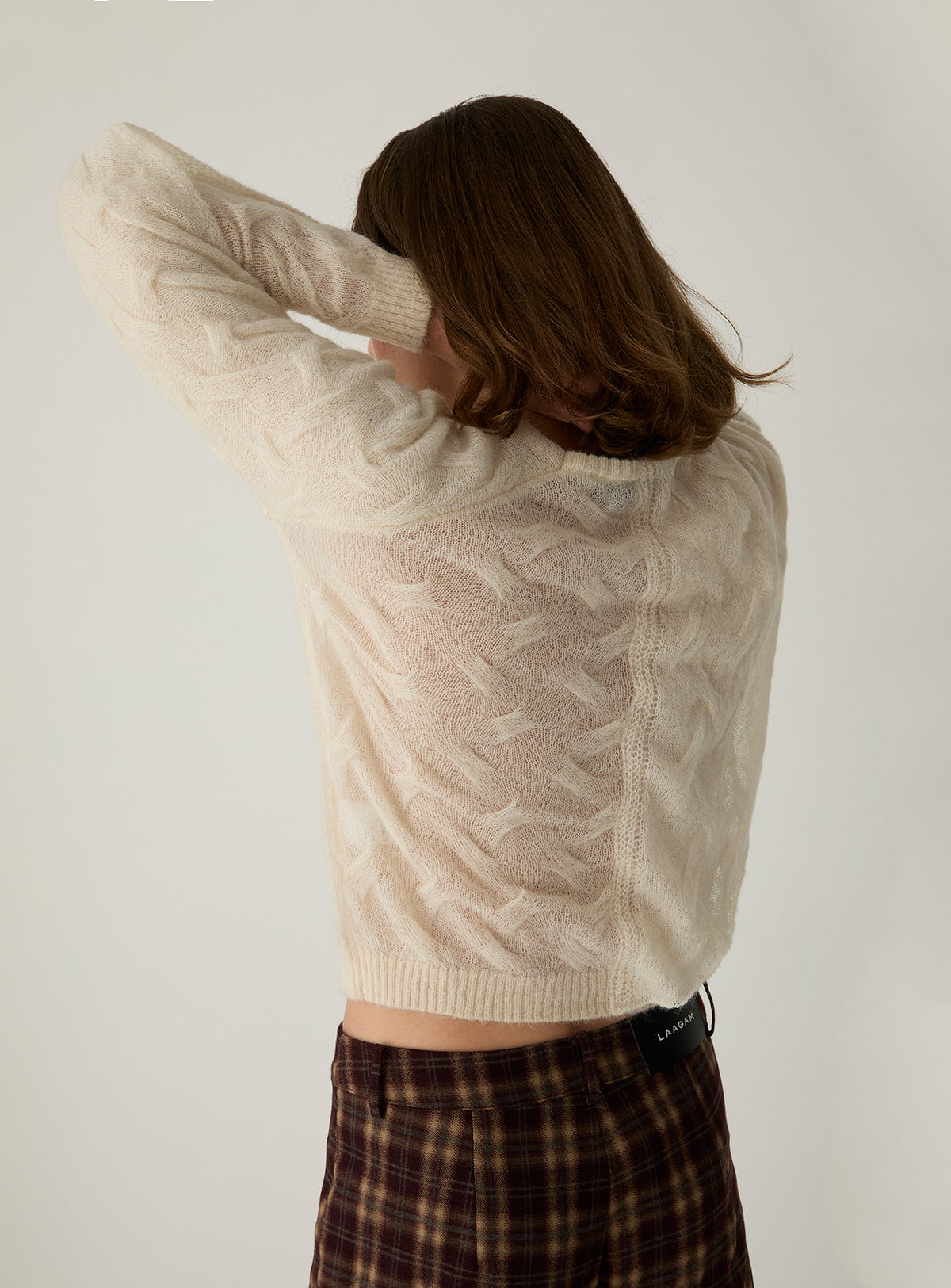 Parker textured knit - ecru