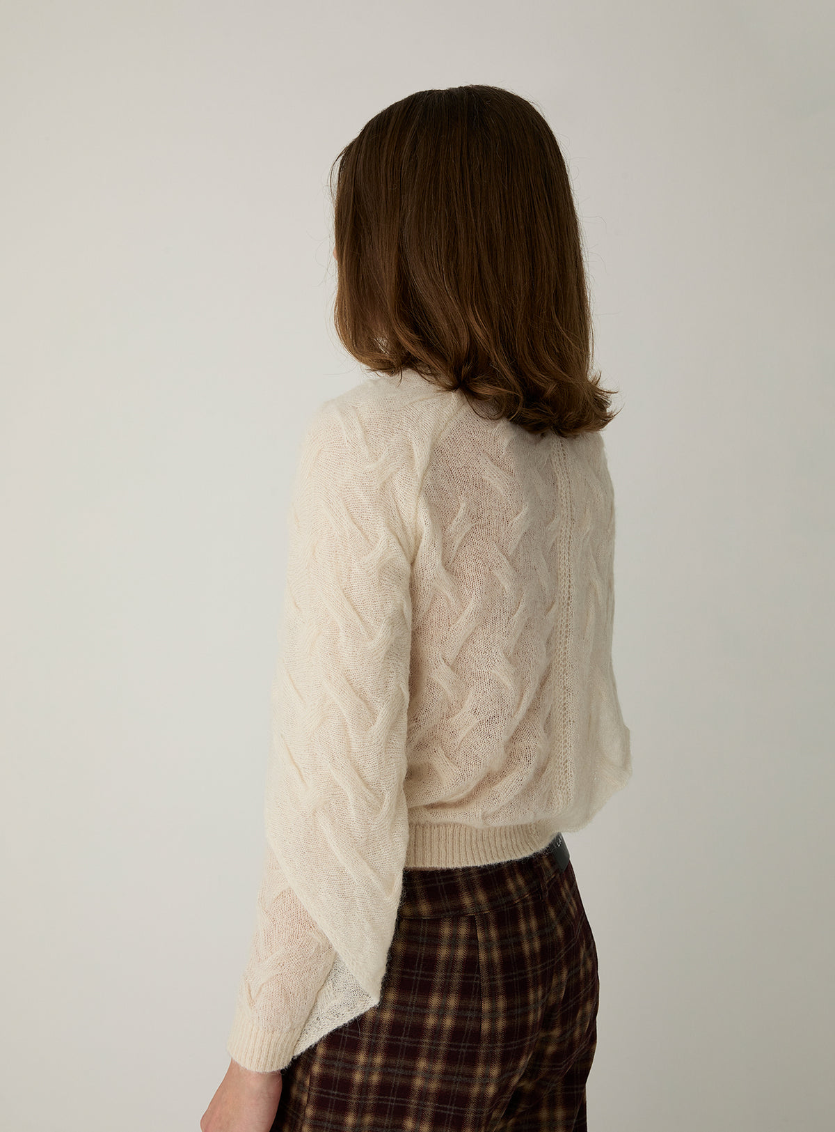 Parker textured knit - ecru