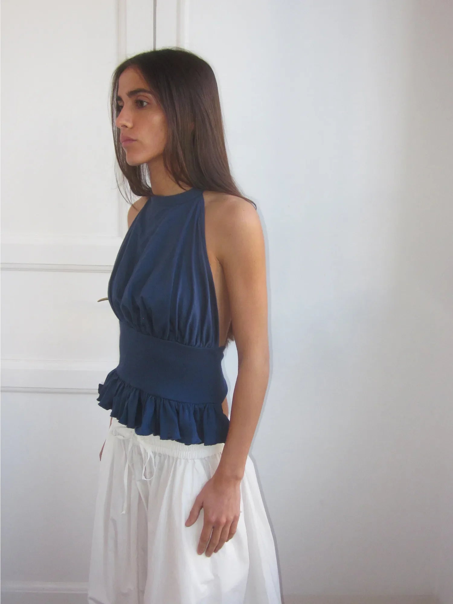 Palmer blue top - one size
