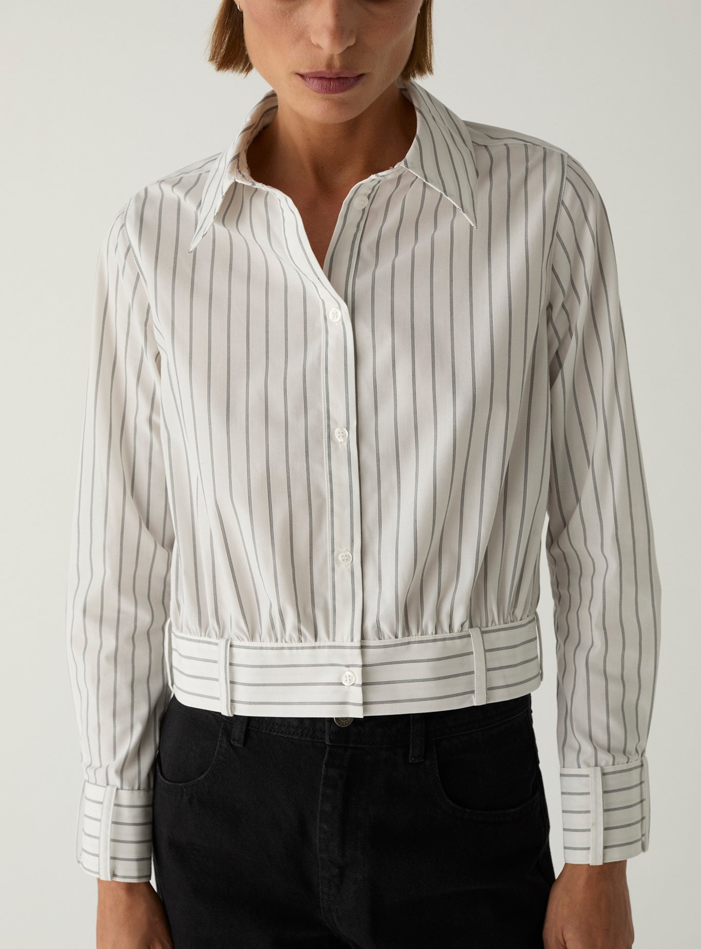 Ryka striped shirt - White