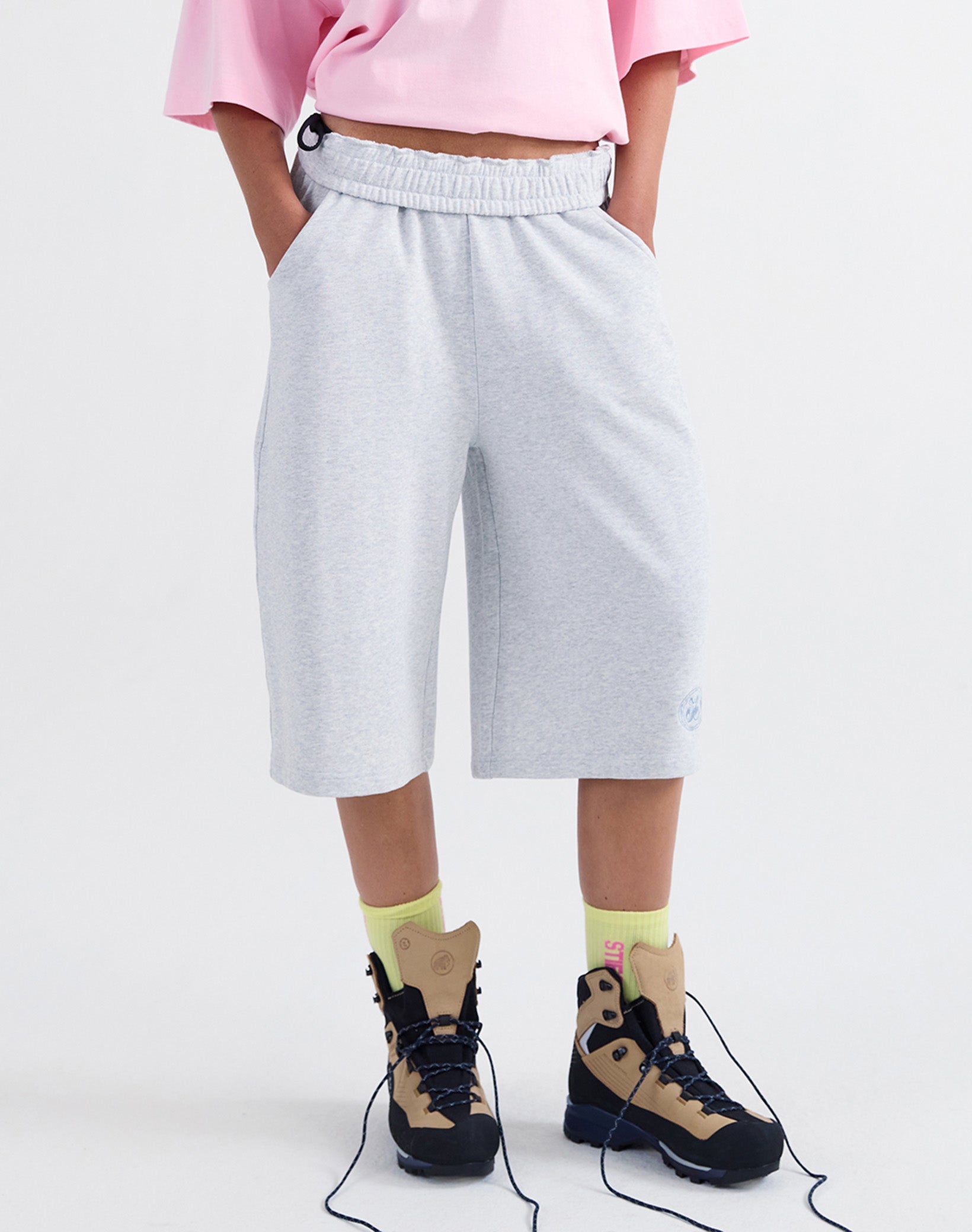 Kayo shorts - Melange grey