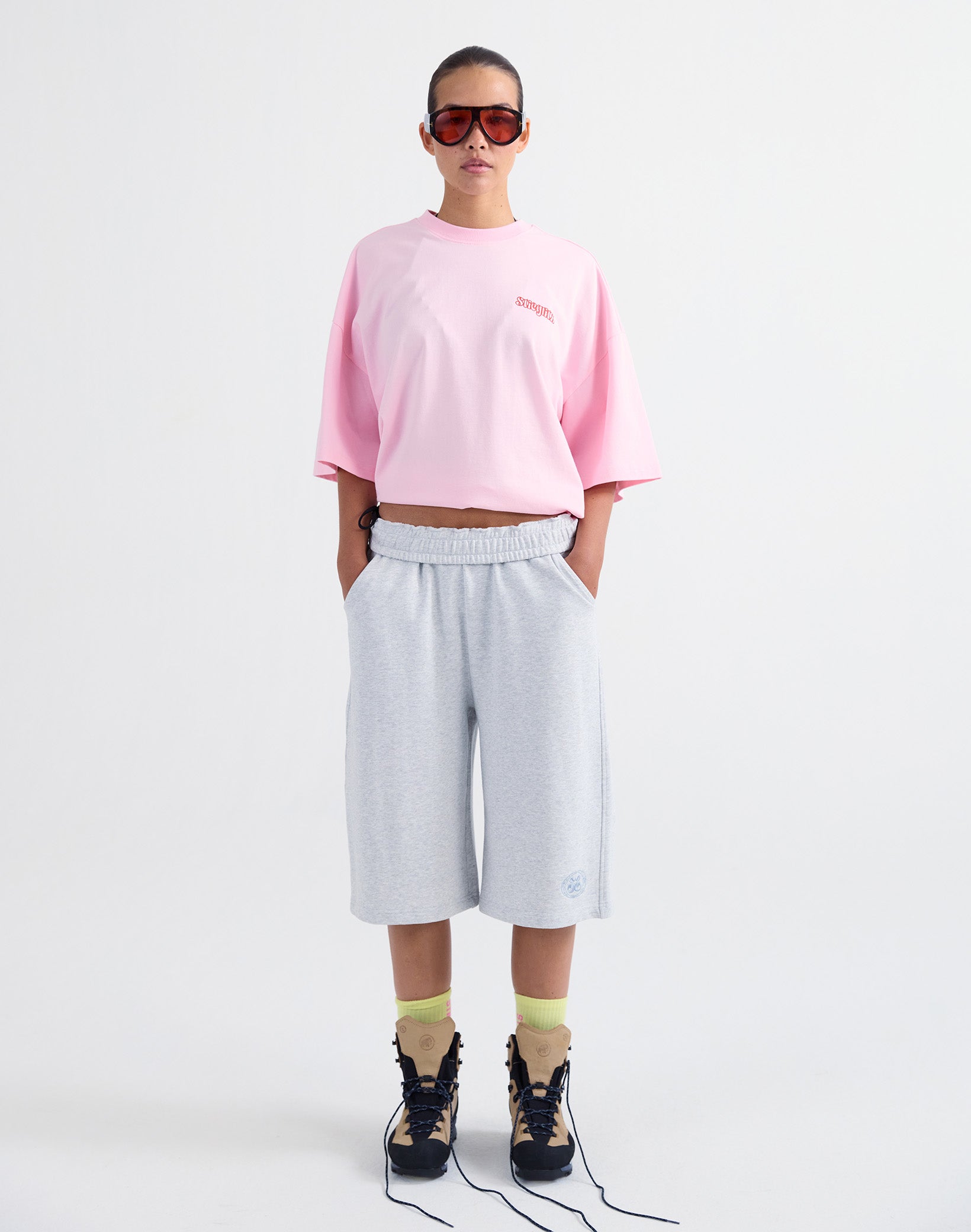 Kayo shorts - Melange grey