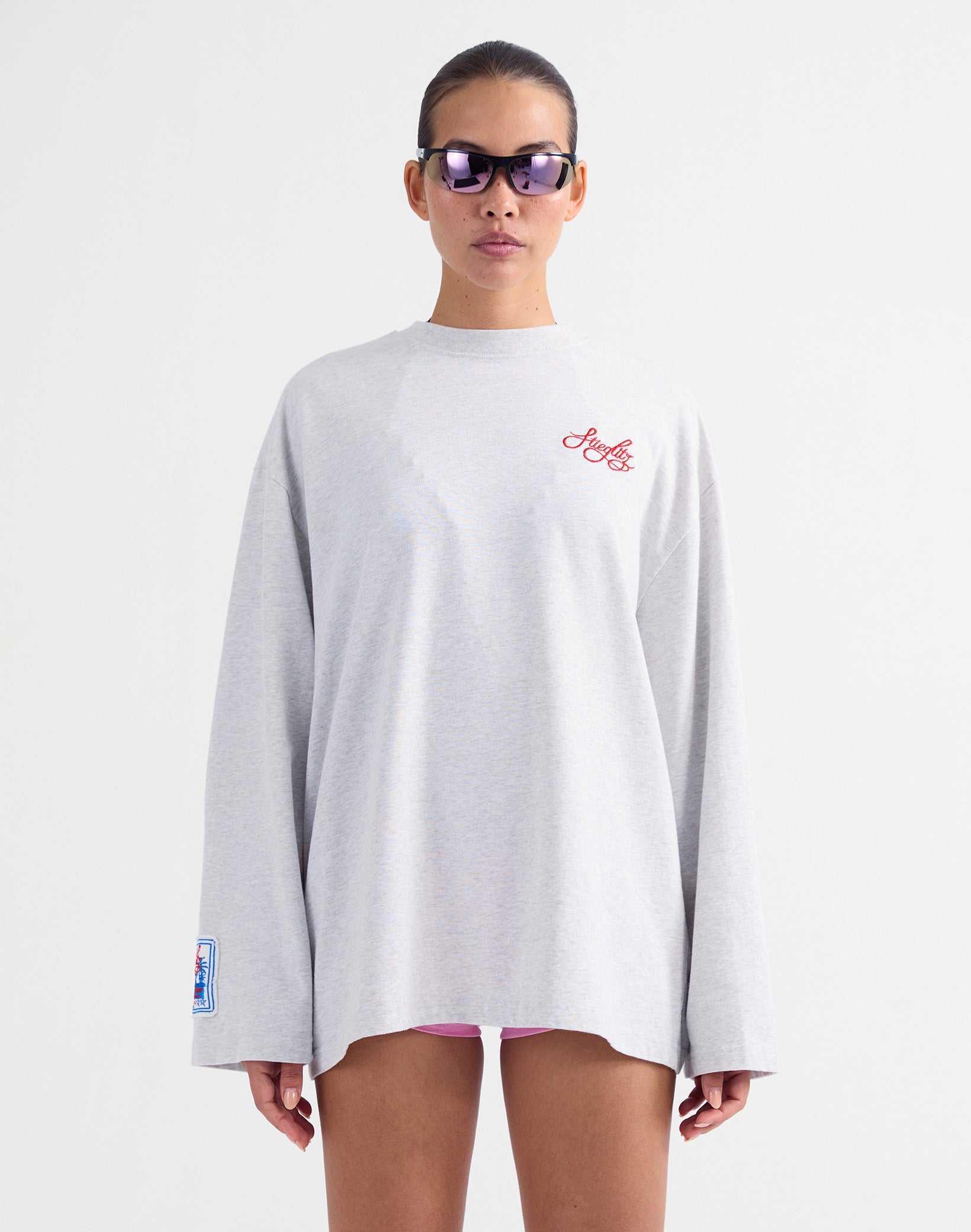 Itala wide skate longsleeve - Grey