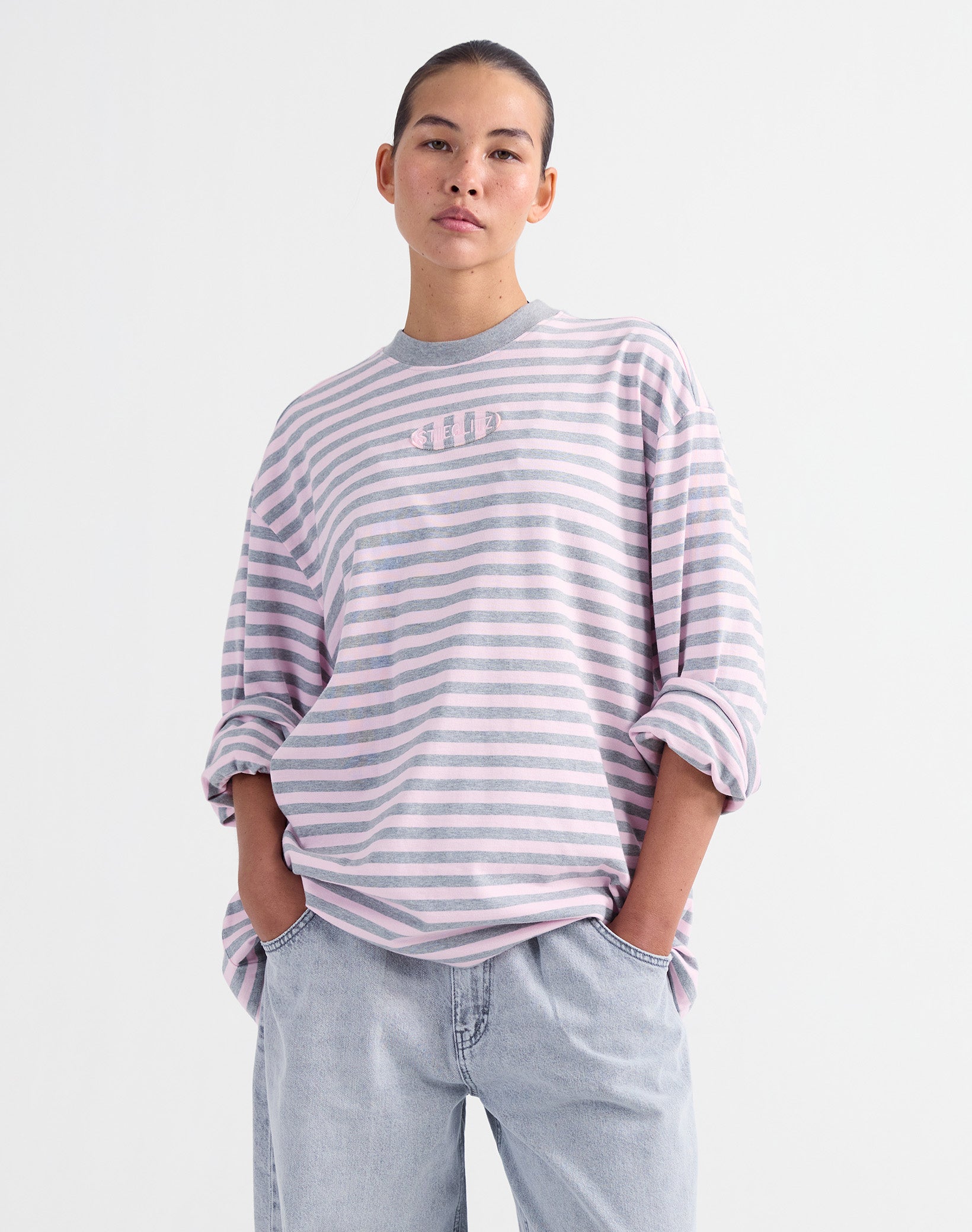 Pia wide skate longsleeve - Pink