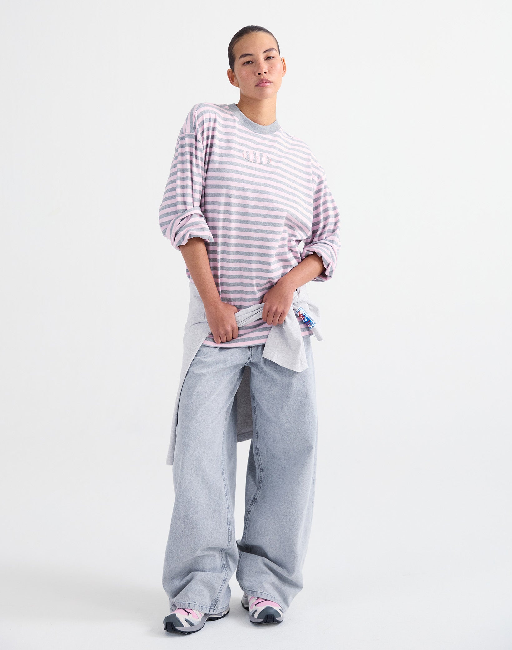 Pia wide skate longsleeve - Pink