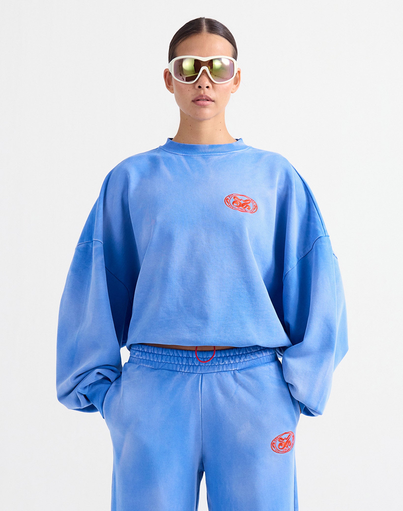 Livia oversized sweater - Blue