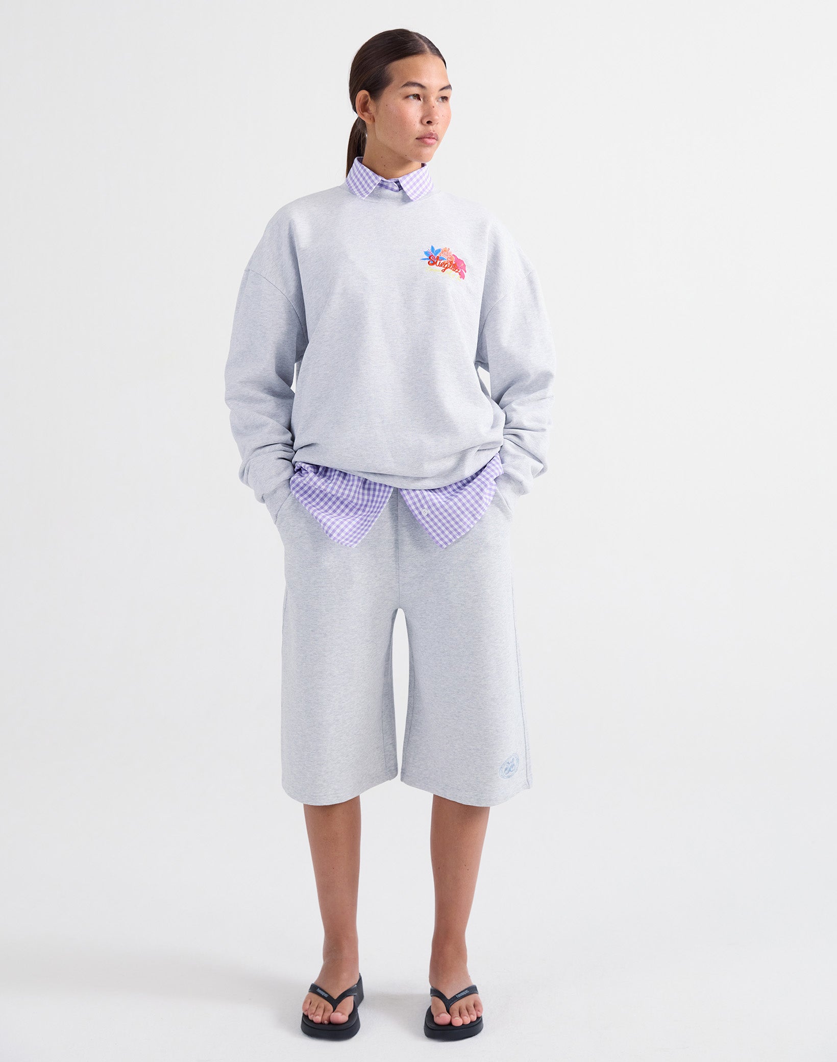 Glenda sweater - Melange grey