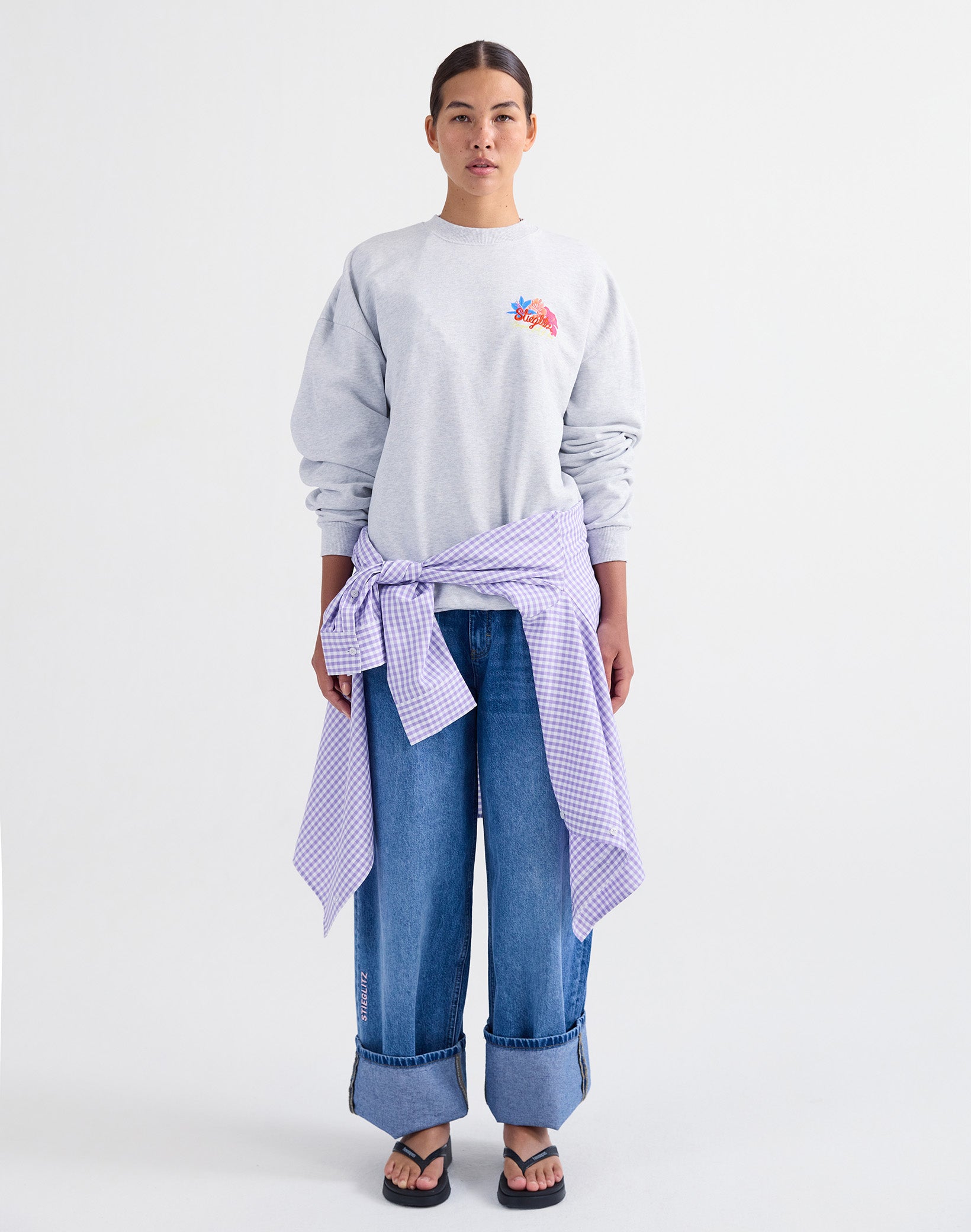 Glenda sweater - Melange grey