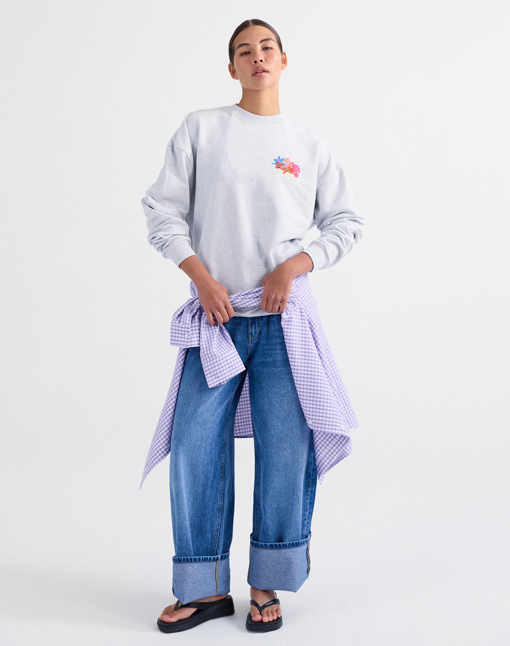 Glenda sweater - Melange grey