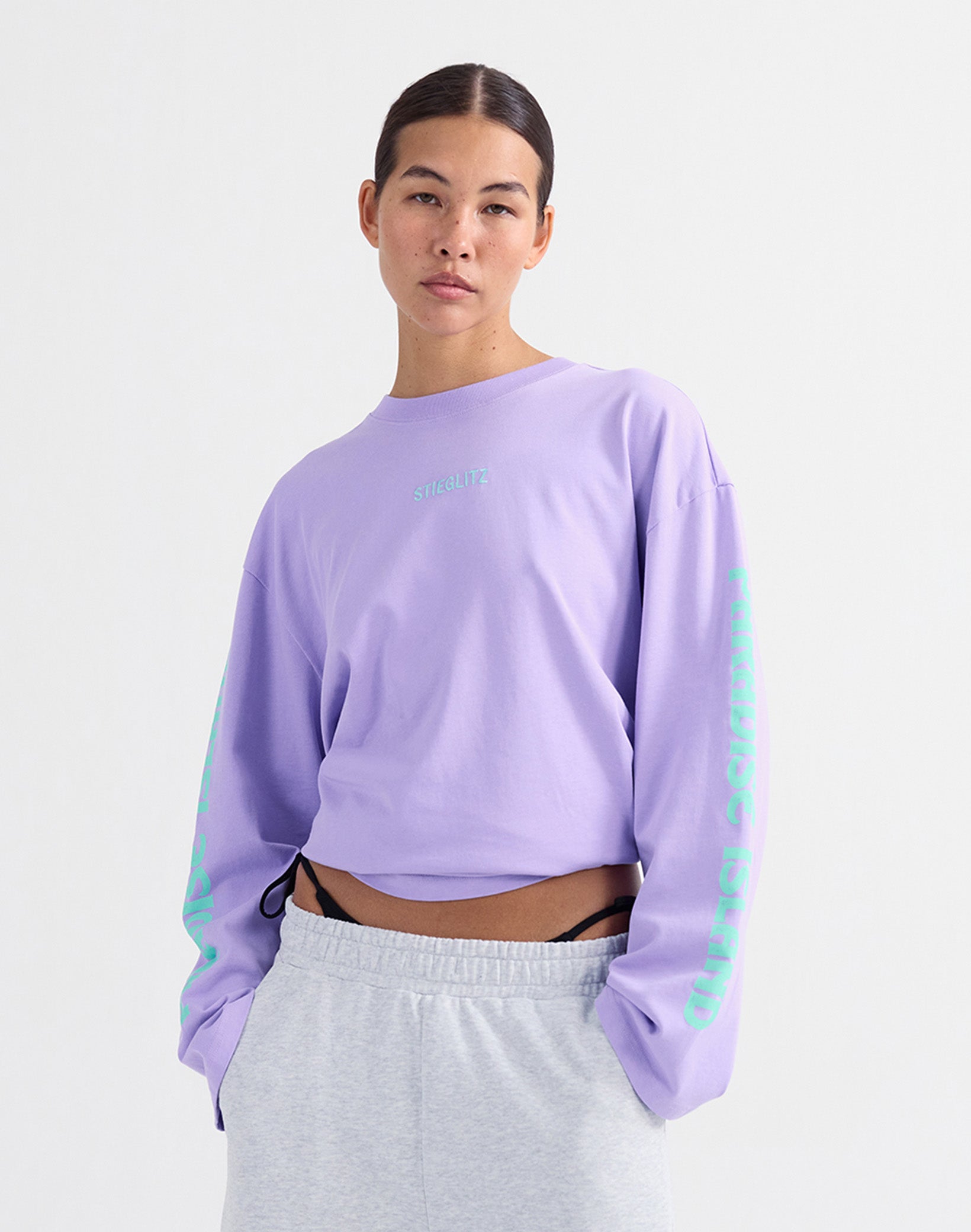 Fanna wide skate longsleeve - Purple