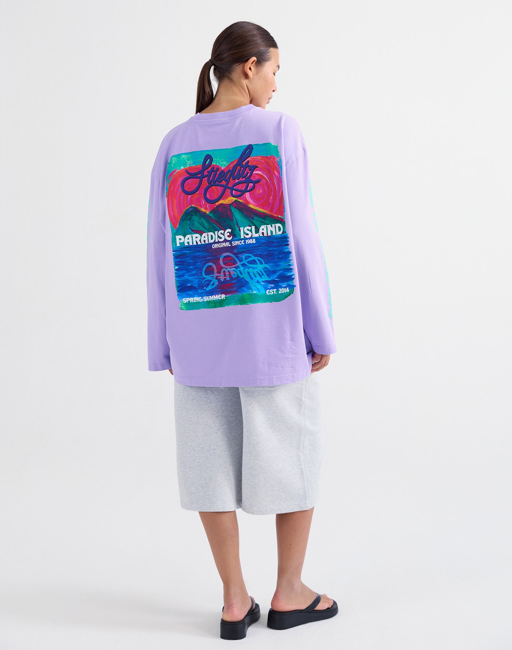 Fanna wide skate longsleeve - Purple