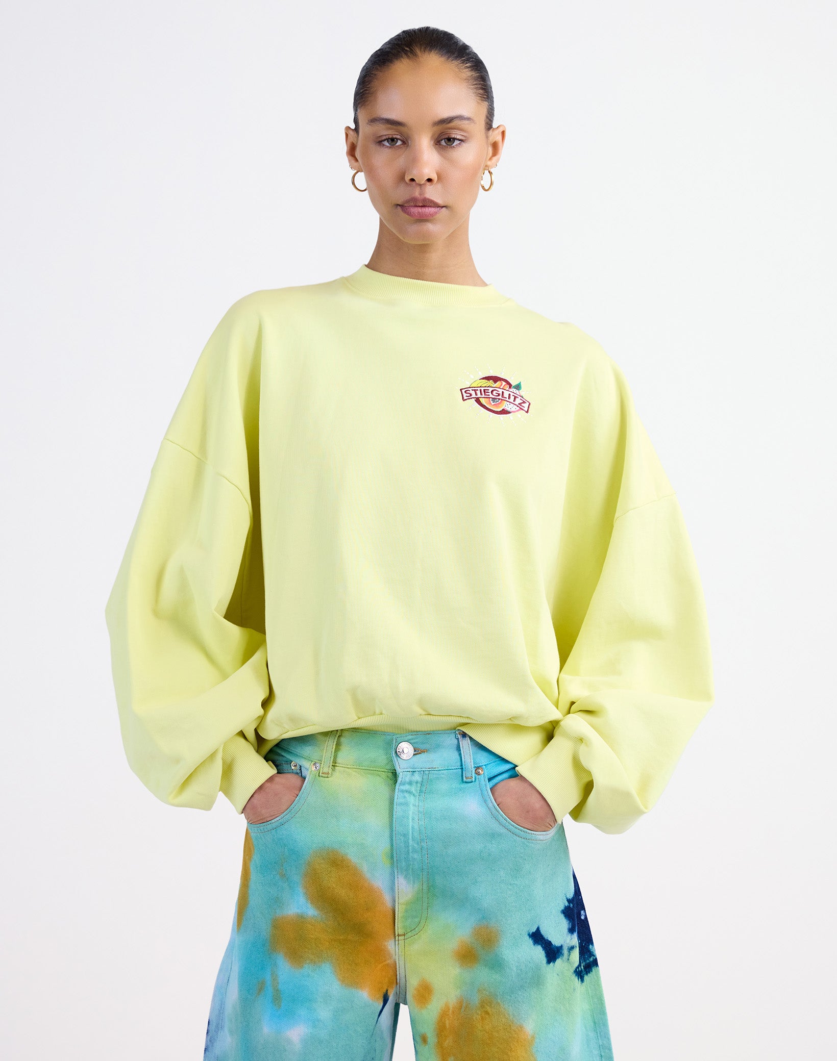 Cindy oversized sweater - Yellow
