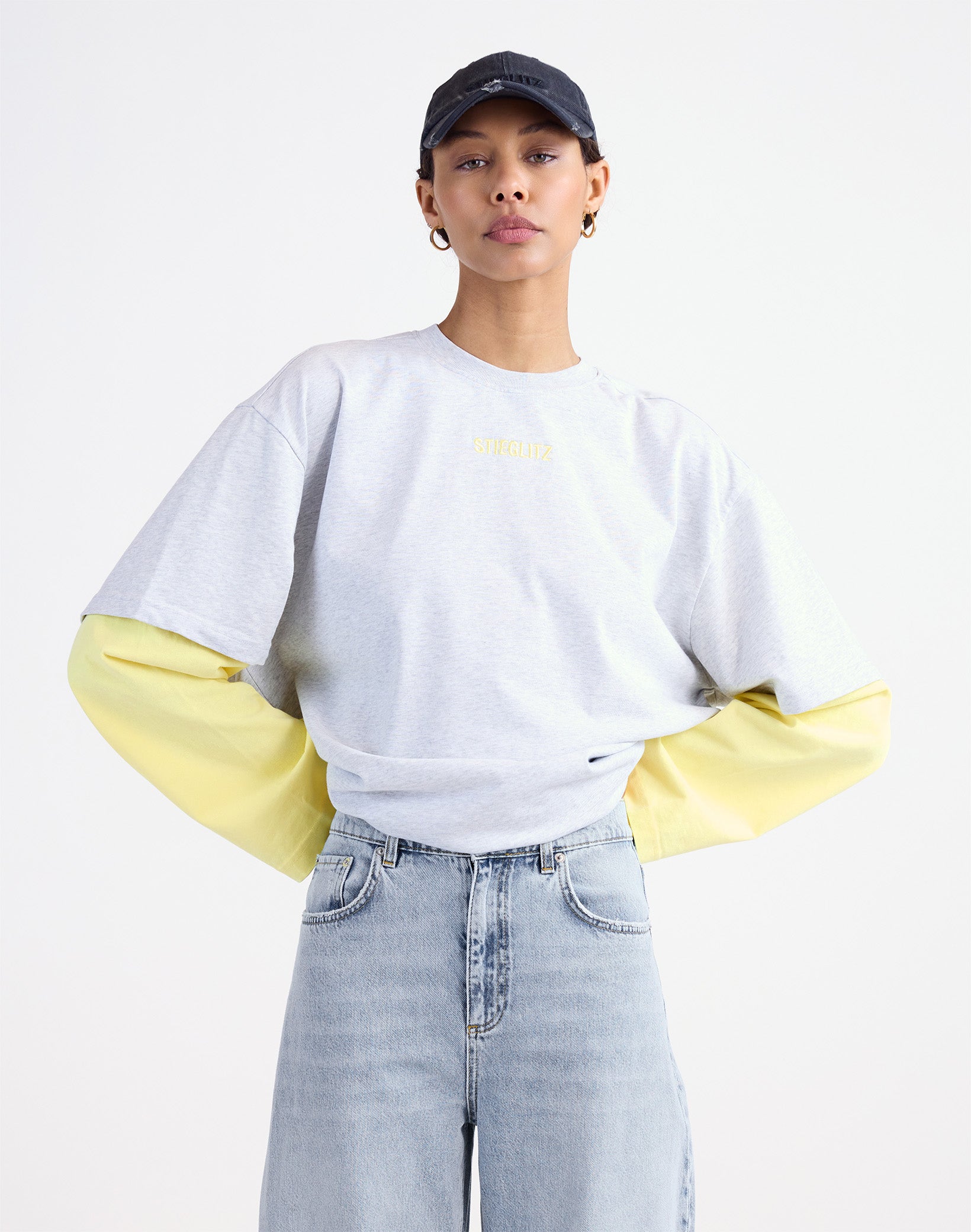 Stan skate double longsleeve - Yellow