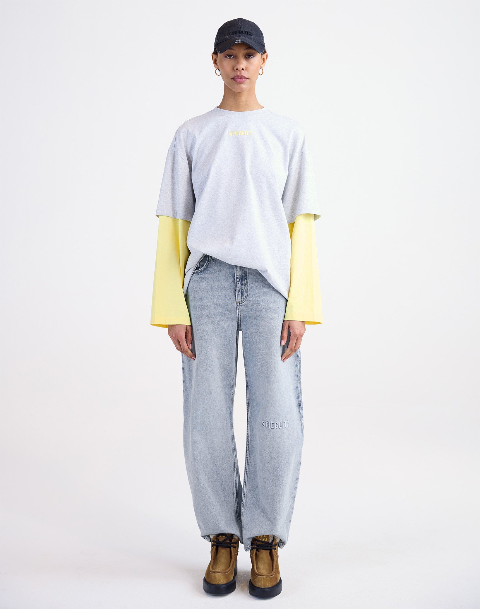 Stan skate double longsleeve - Yellow