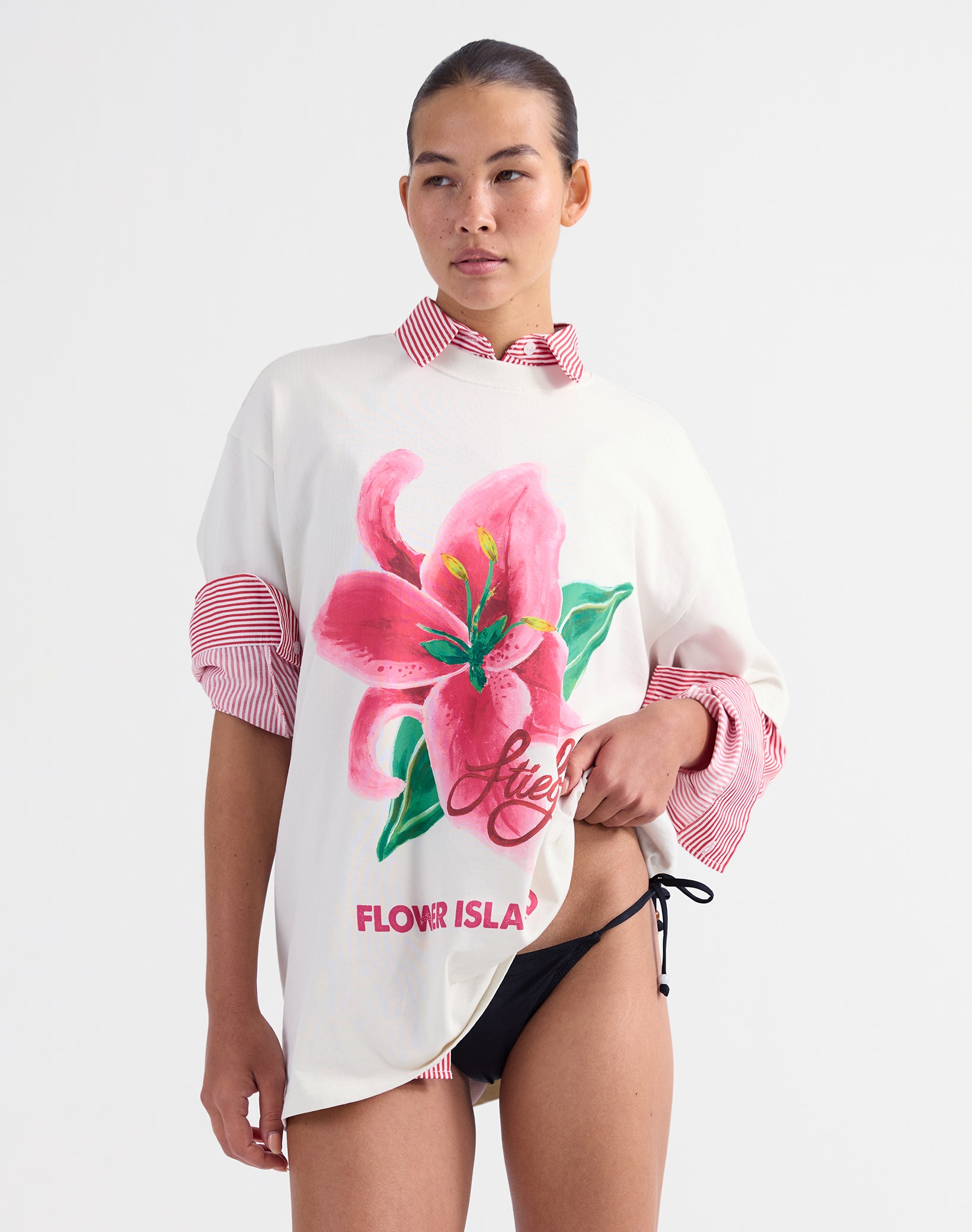 Kaella oversized T-shirt - Off white