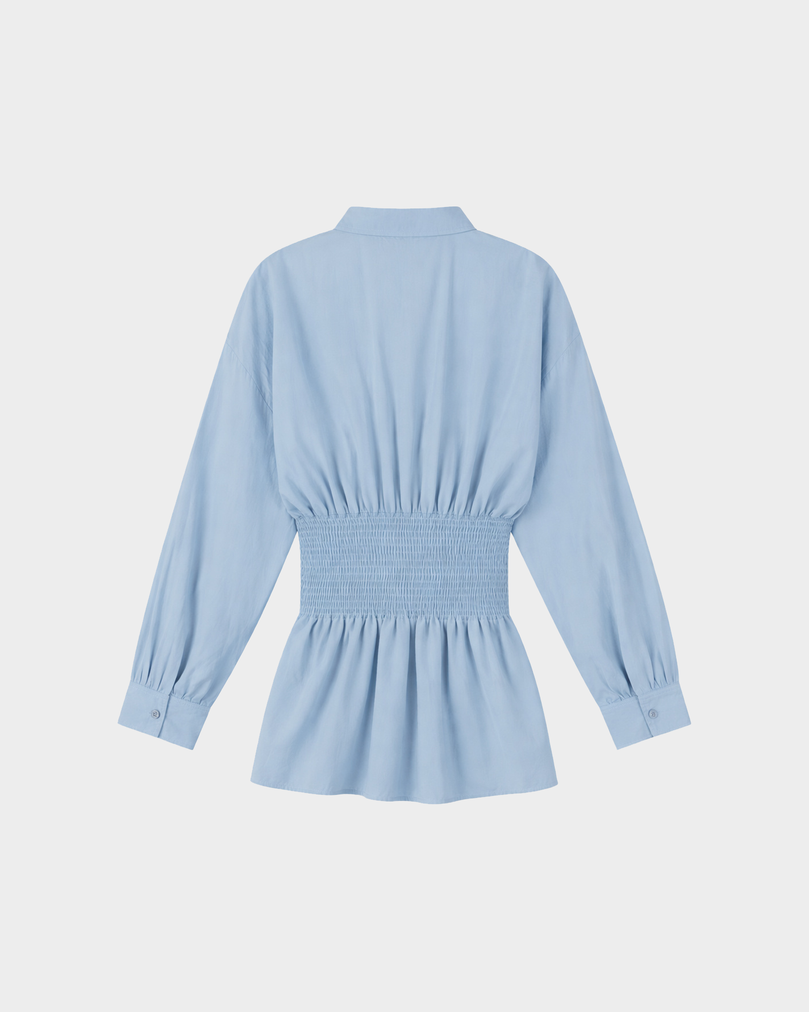 Amanda Smock Blouse - Blue