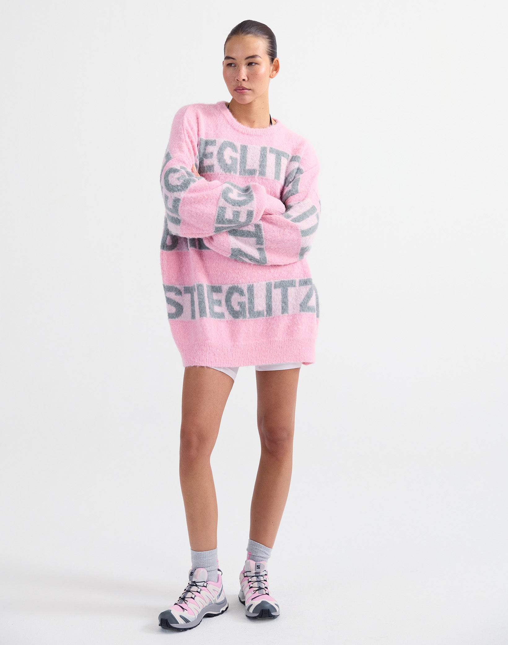 Keisa knitted sweater - Pink