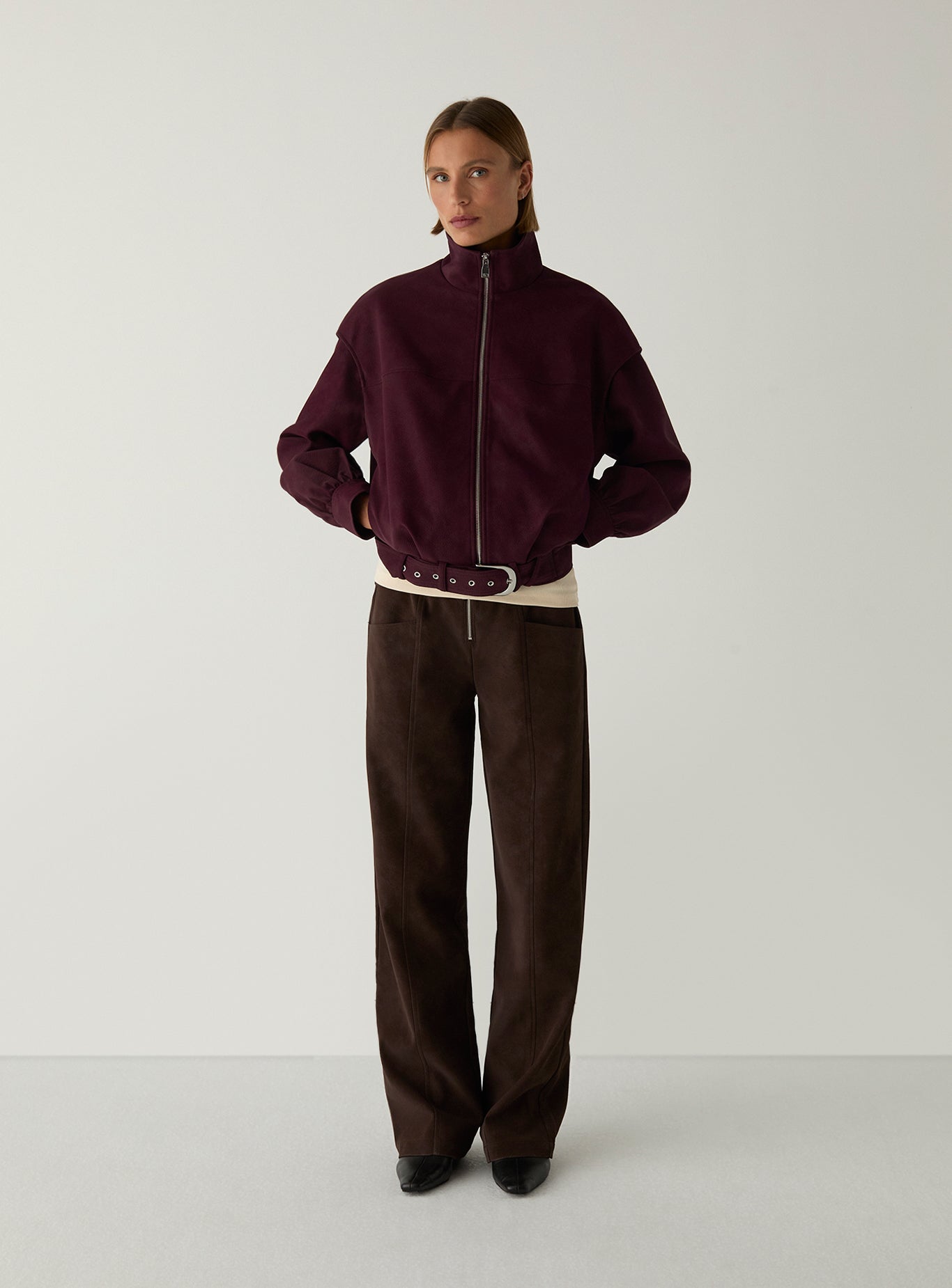 Signy bomber - Burgundy