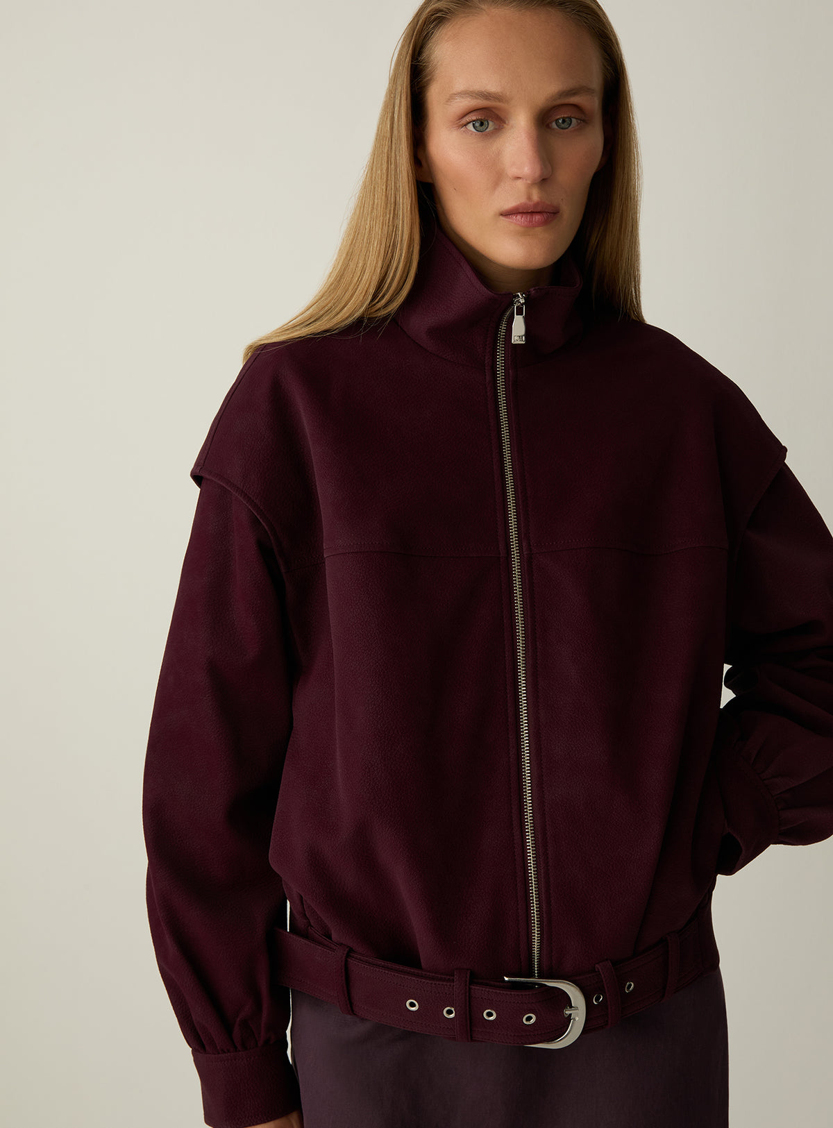 Signy bomber - Burgundy