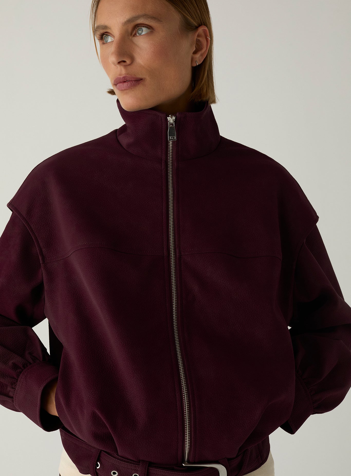 Signy bomber - Burgundy