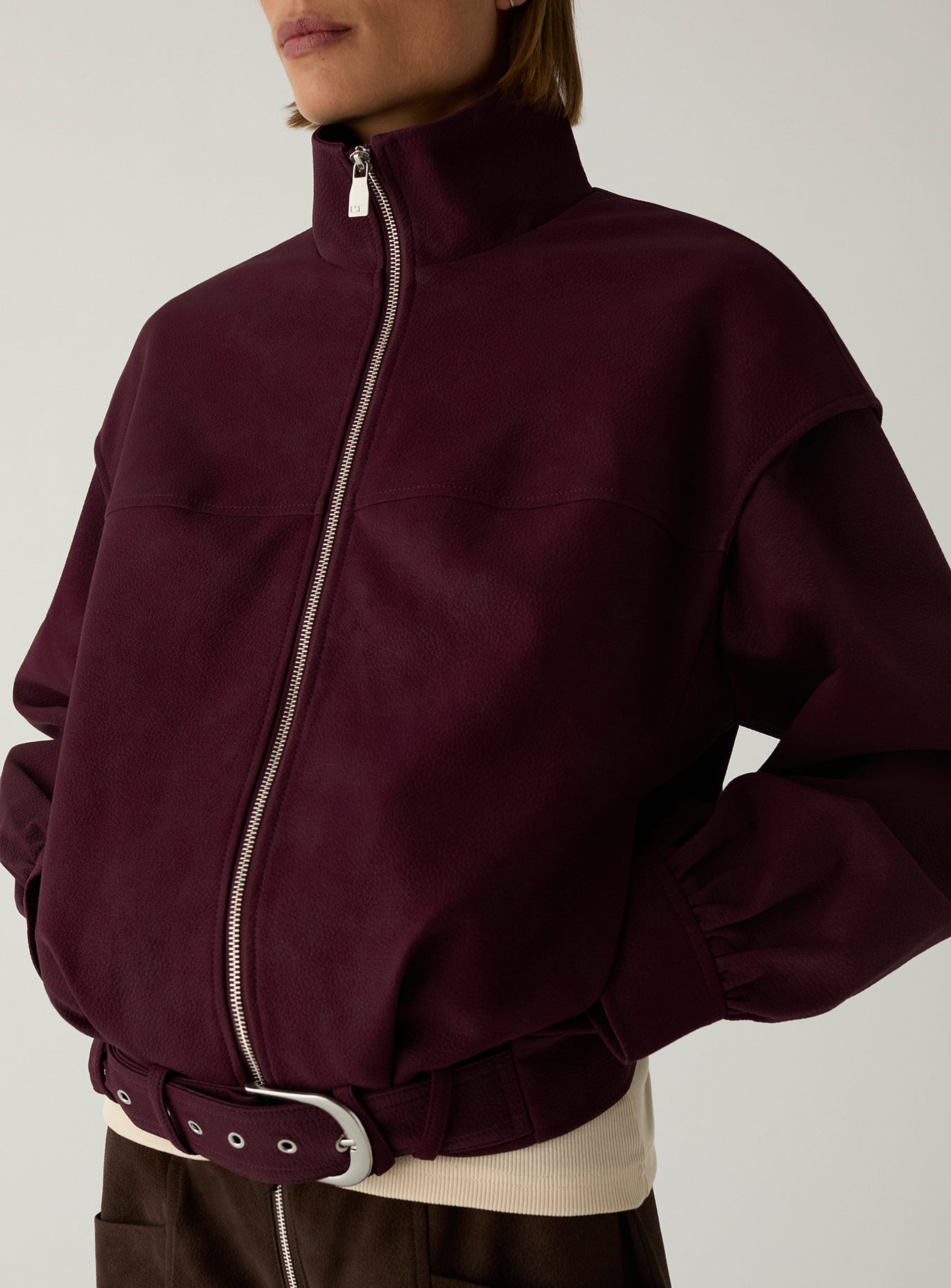 Signy bomber - Burgundy