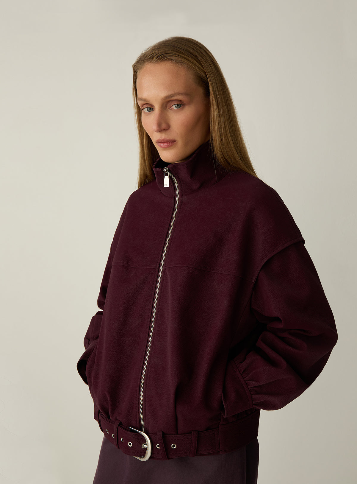 Signy bomber - Burgundy