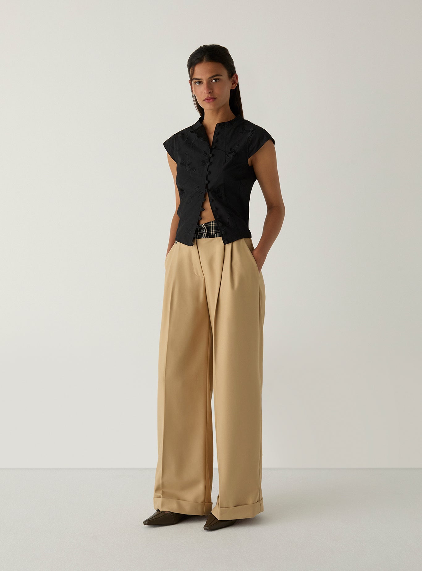 Smith tailored pants - Sand
