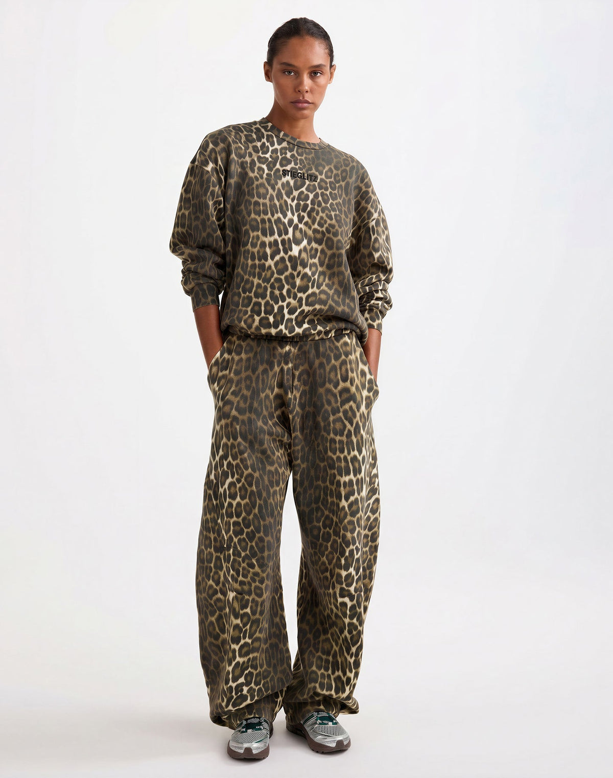 Sabrina Balloon Sweatpants - Brown