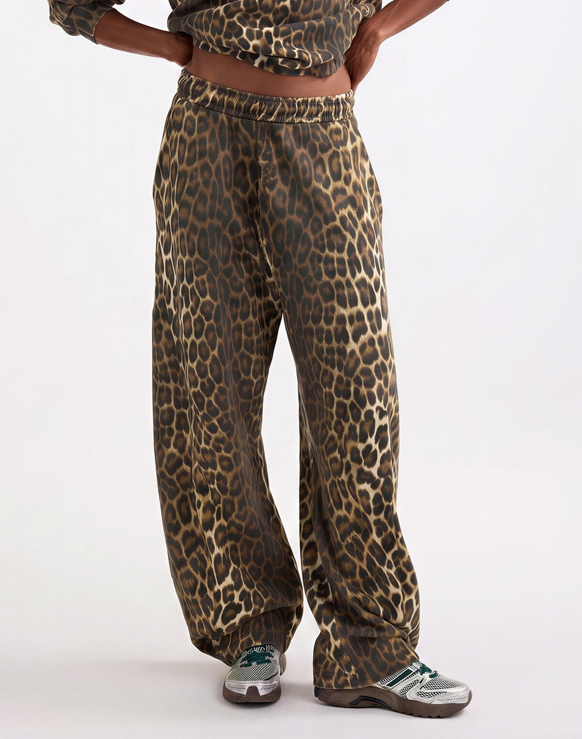 Sabrina Balloon Sweatpants - Brown