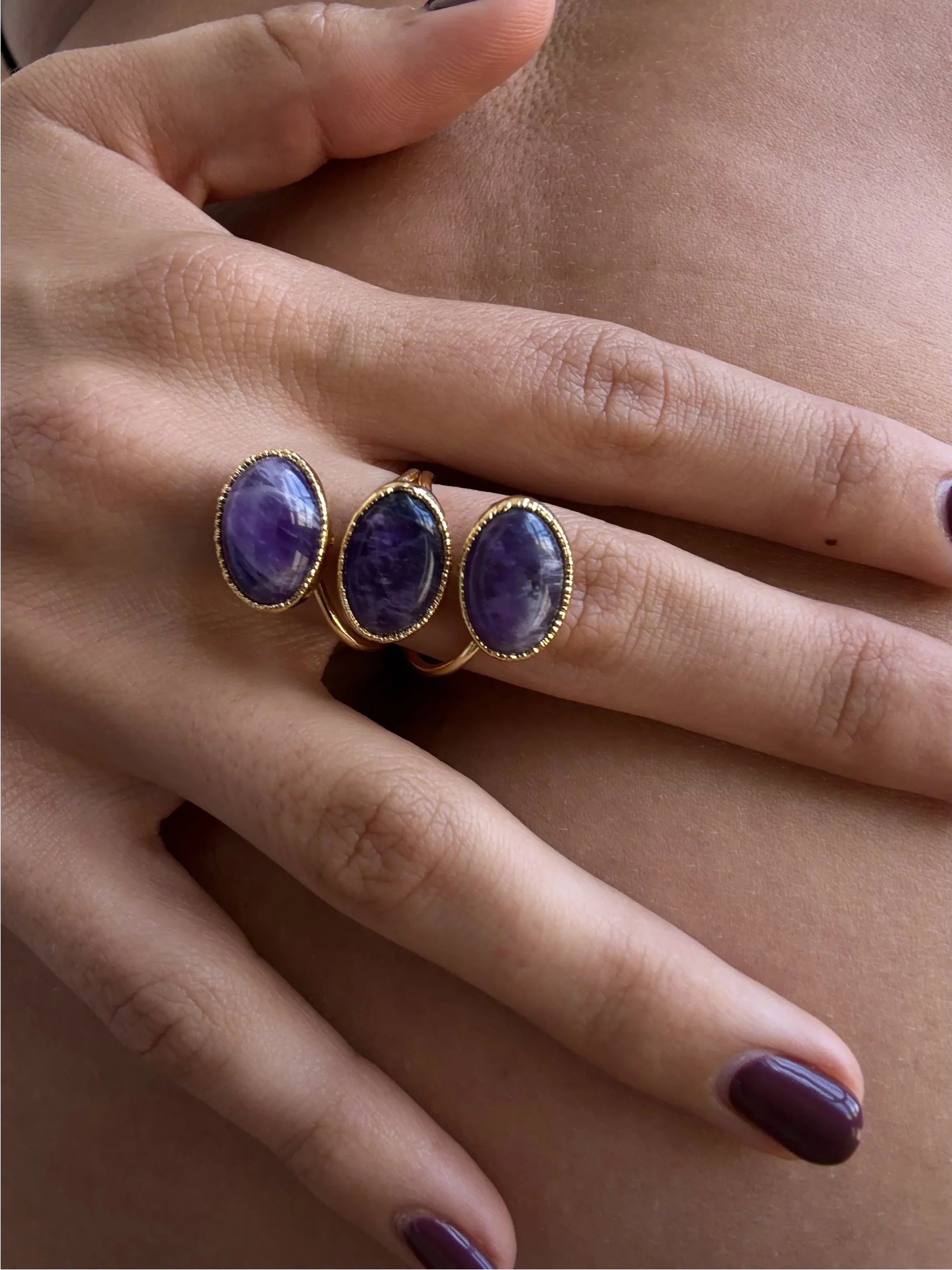 Trio Violet ring - Violet
