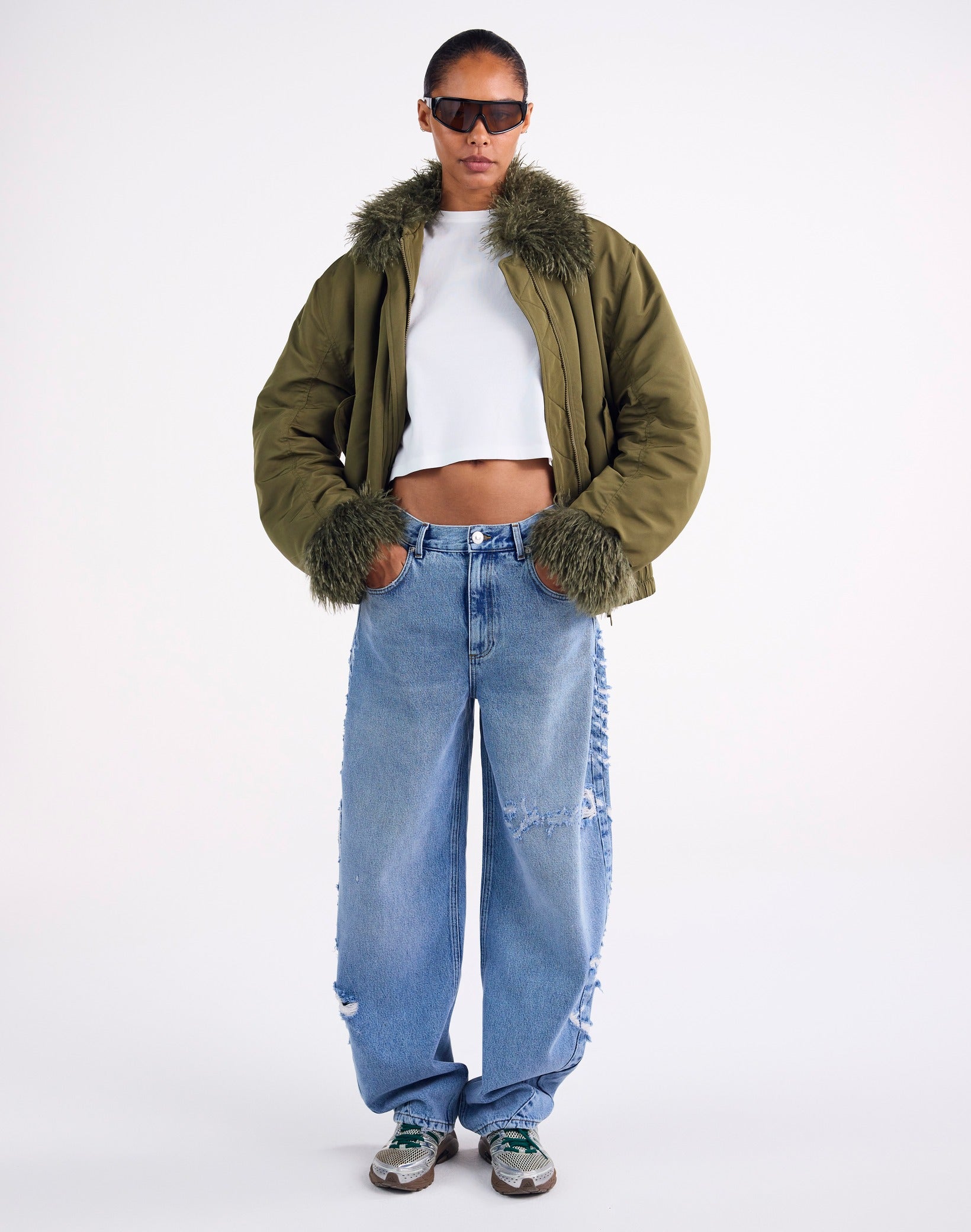 Liona balloon jeans - Blue